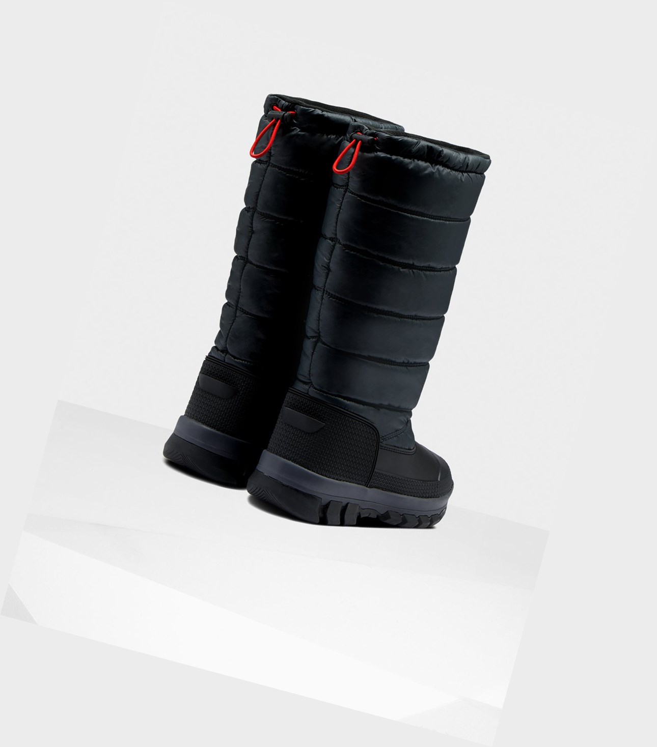 Women\'s Hunter Original Insulated Tall Snow Boots Black | 6203971-IK
