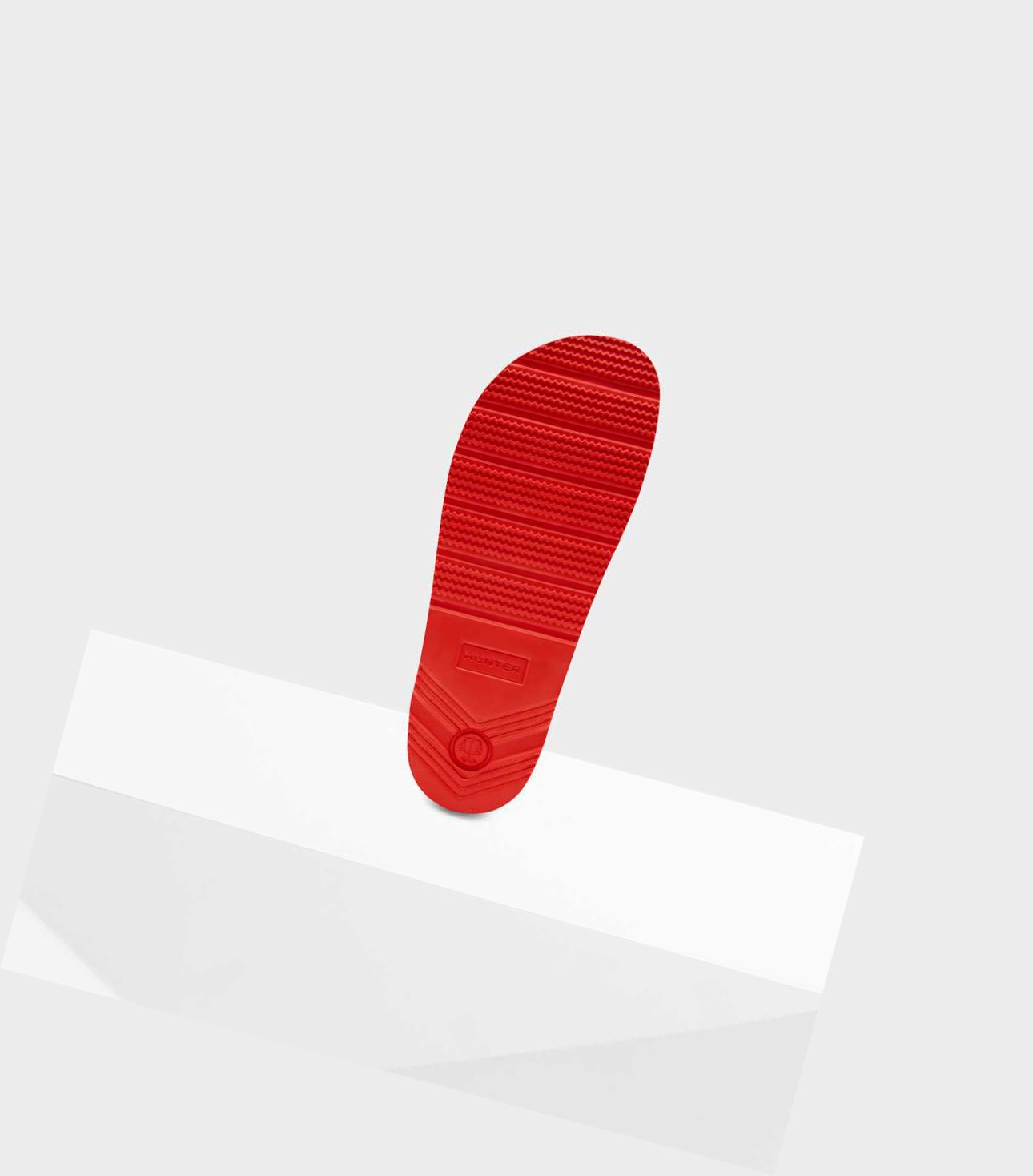 Women's Hunter Original Lightweight Moulded Slides Red | 2041938-CR