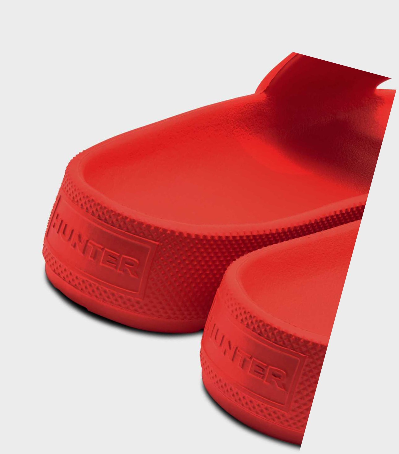 Women's Hunter Original Lightweight Moulded Slides Red | 2041938-CR