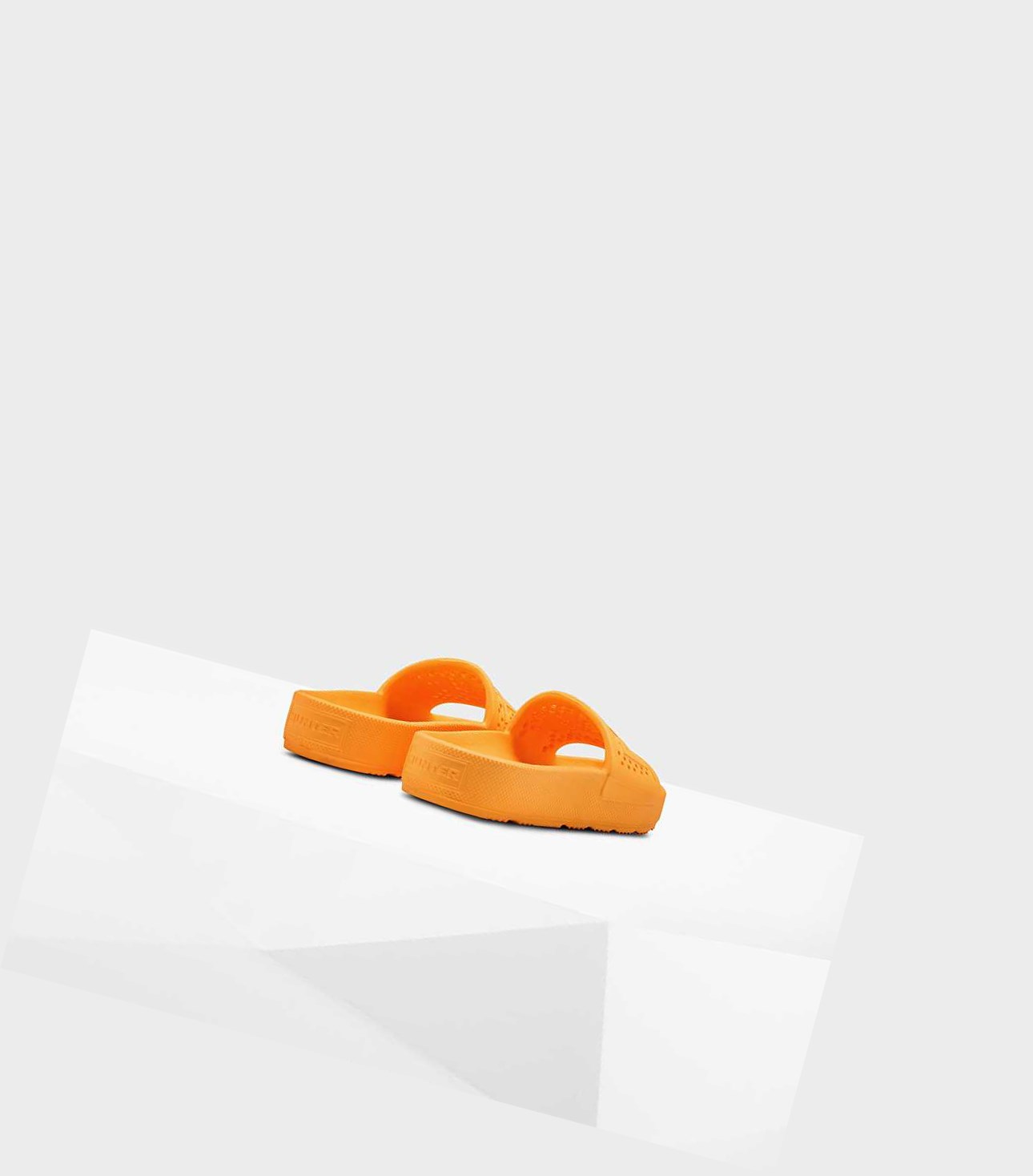 Women's Hunter Original Lightweight Moulded Slides Orange | 4925637-UR