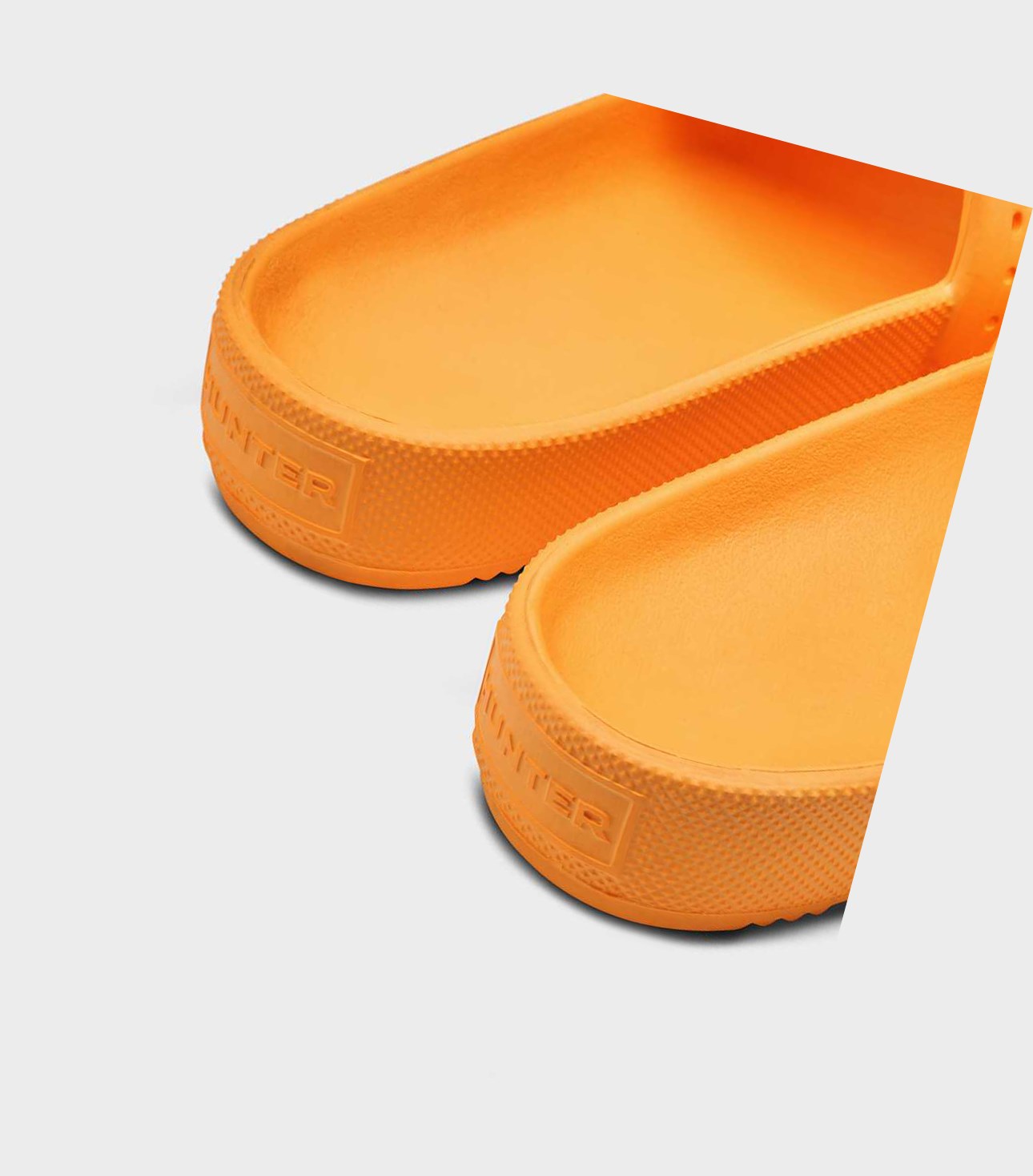 Women's Hunter Original Lightweight Moulded Slides Orange | 4925637-UR