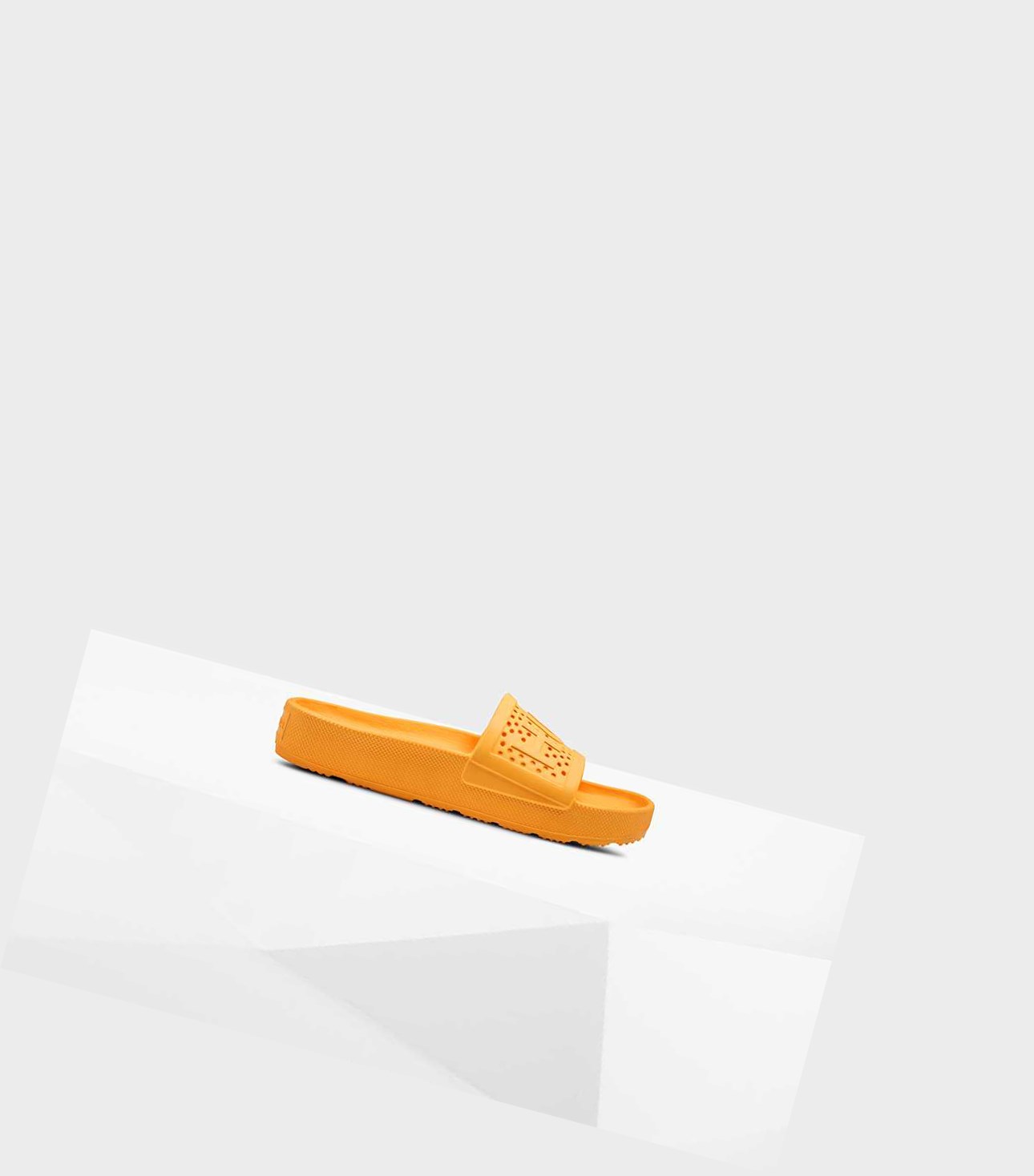 Women's Hunter Original Lightweight Moulded Slides Orange | 4925637-UR