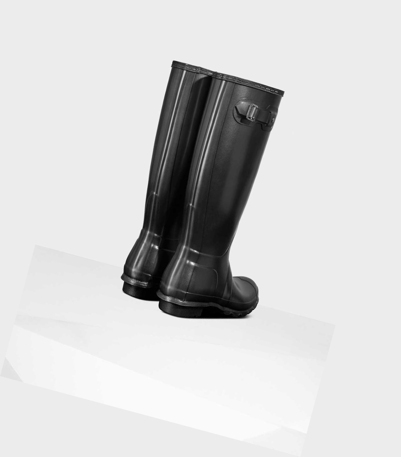 Women's Hunter Original Pearlized Wellington Tall Boots Black | 4958607-JQ