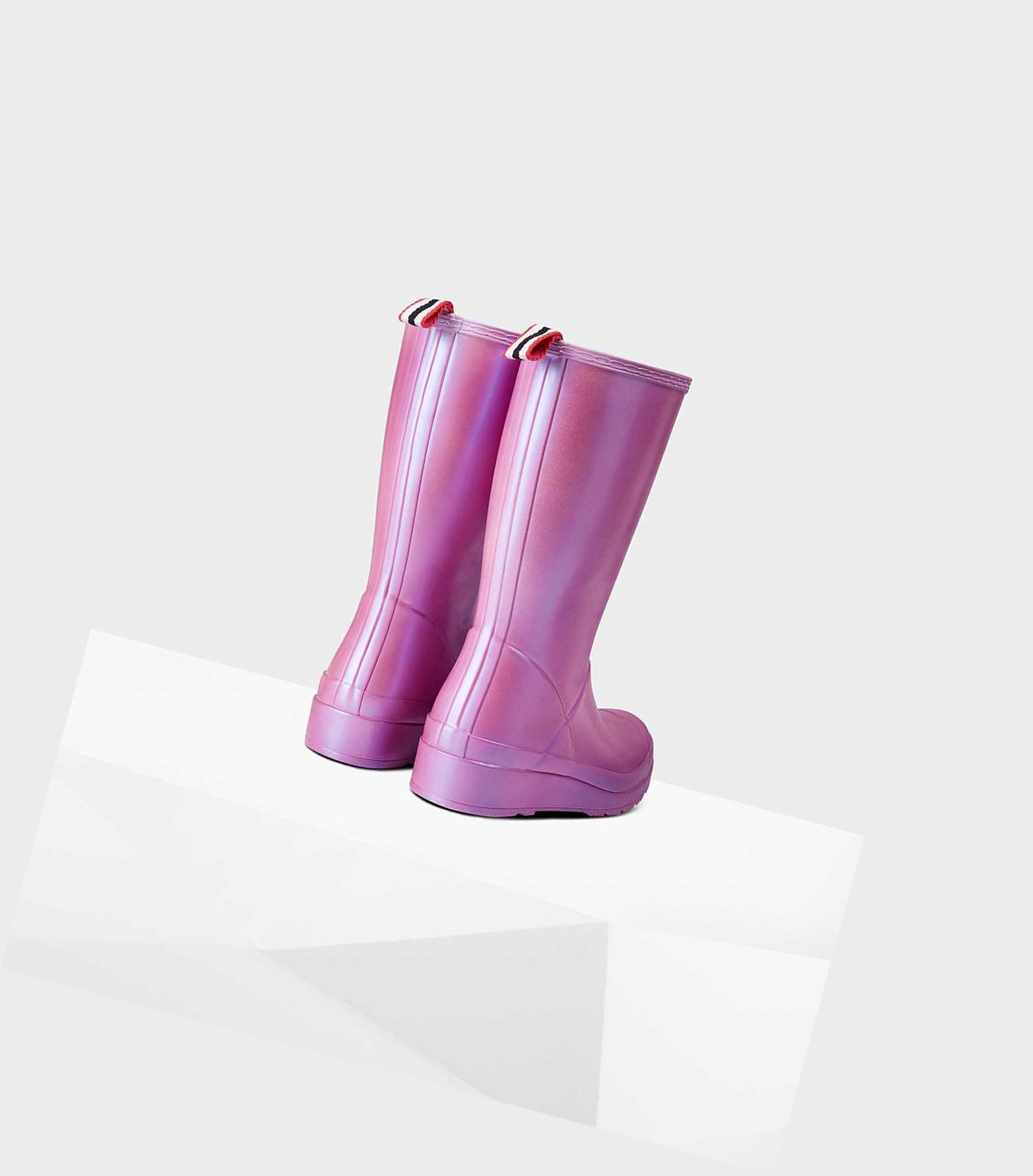 Women's Hunter Original Play Nebula Wellington Tall Boots Pink | 0745296-VR