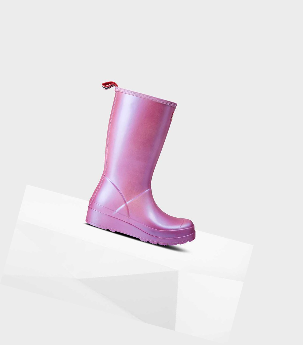 Women\'s Hunter Original Play Nebula Wellington Tall Boots Pink | 0745296-VR