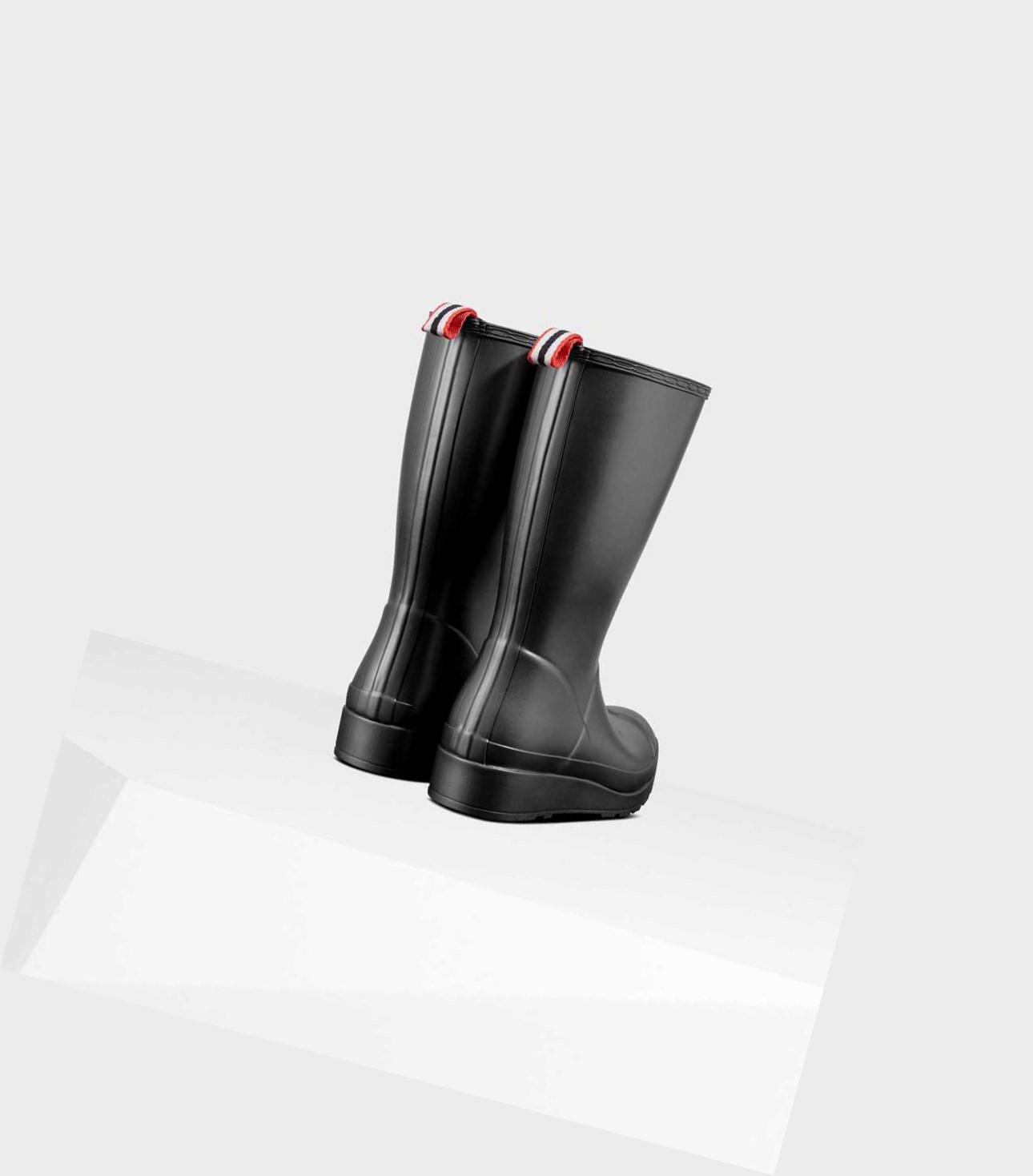 Women's Hunter Original Play Pearlized Wellington Tall Boots Black | 3208759-TH