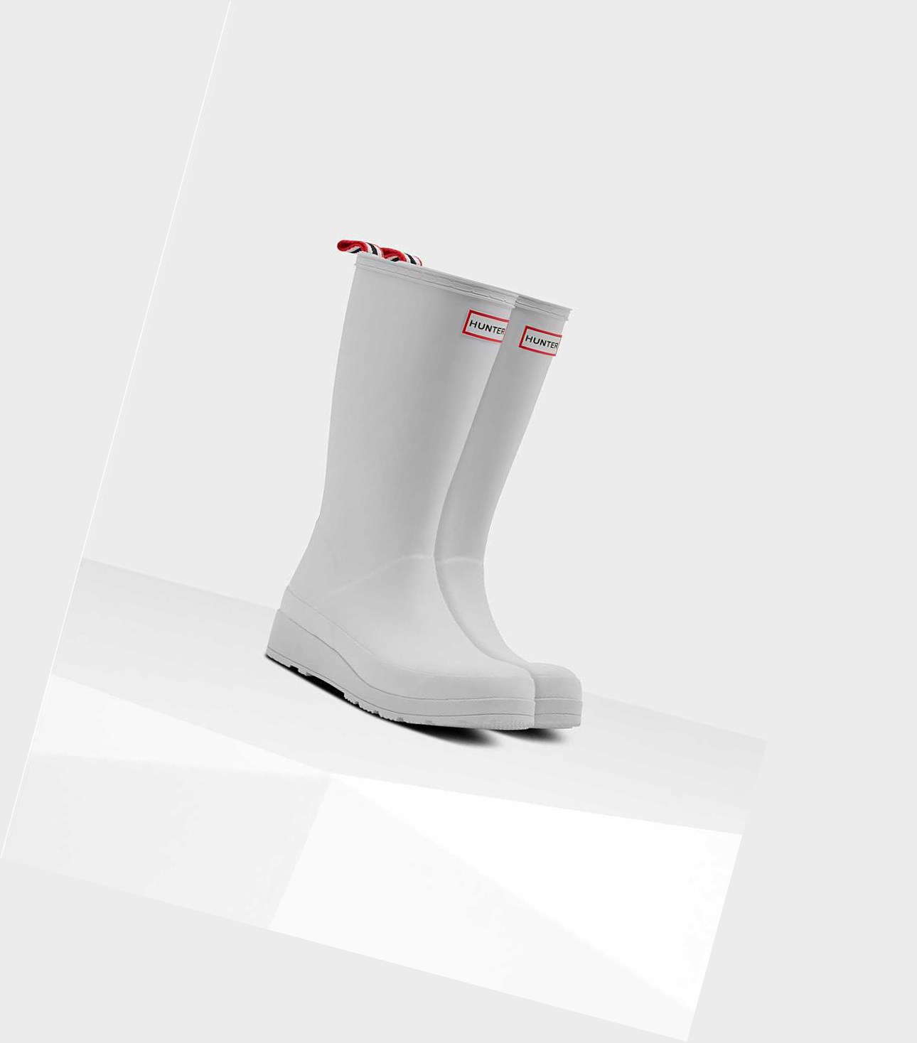 Women's Hunter Original Play Wellington Tall Boots Grey | 2748013-RQ
