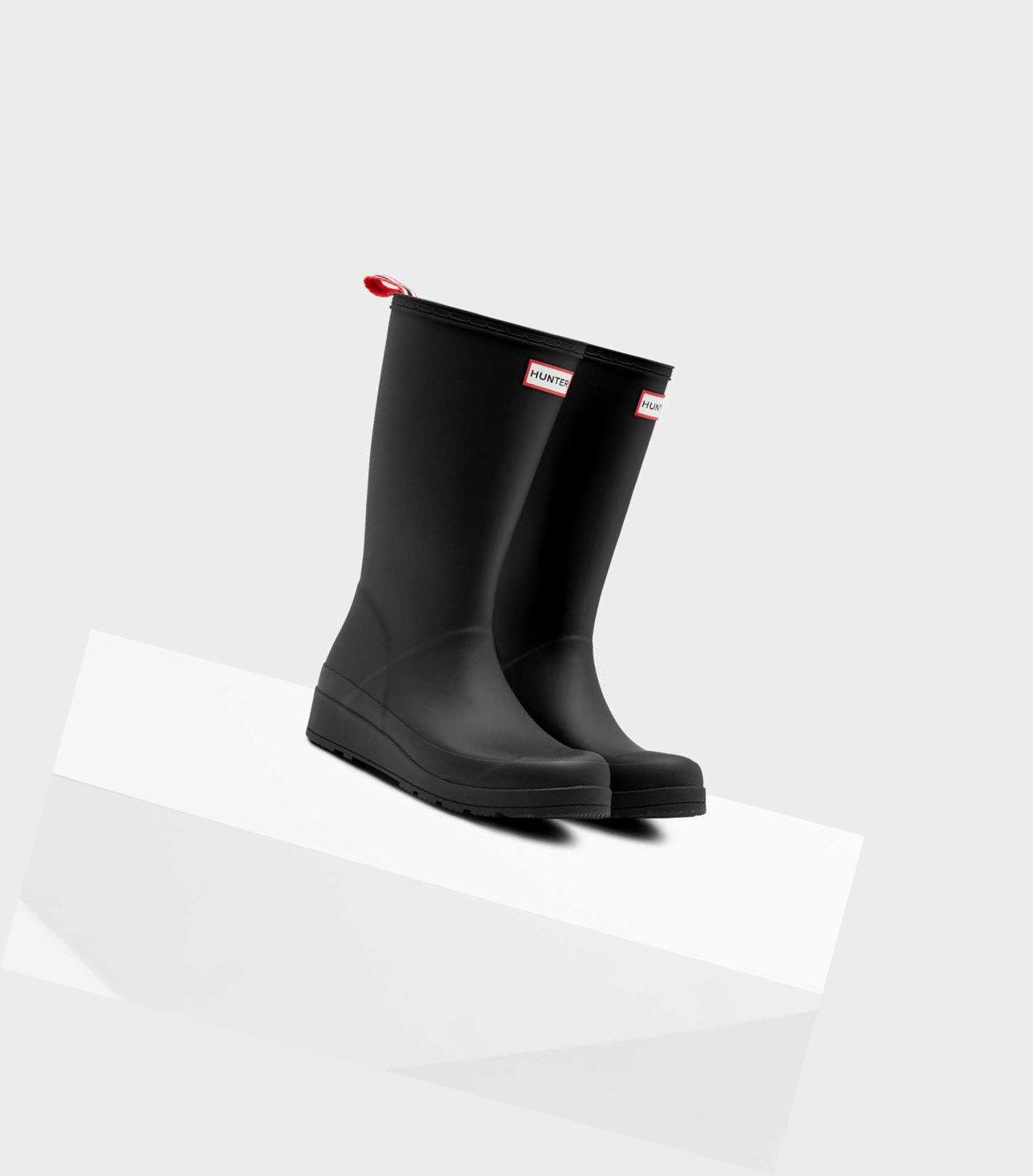Women's Hunter Original Play Wellington Tall Boots Black | 5674821-DA