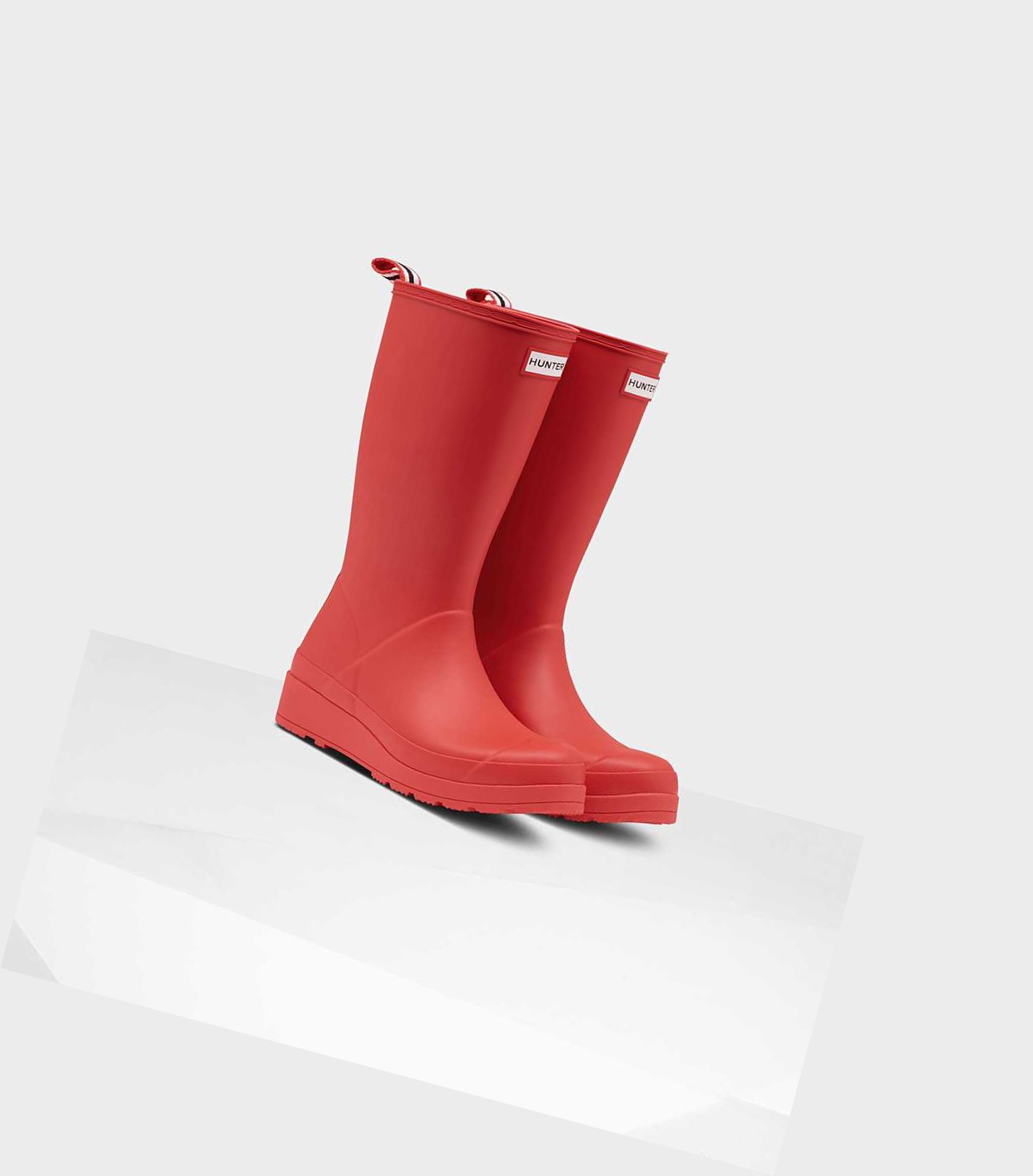 Women's Hunter Original Play Wellington Tall Boots Red | 7068321-YU
