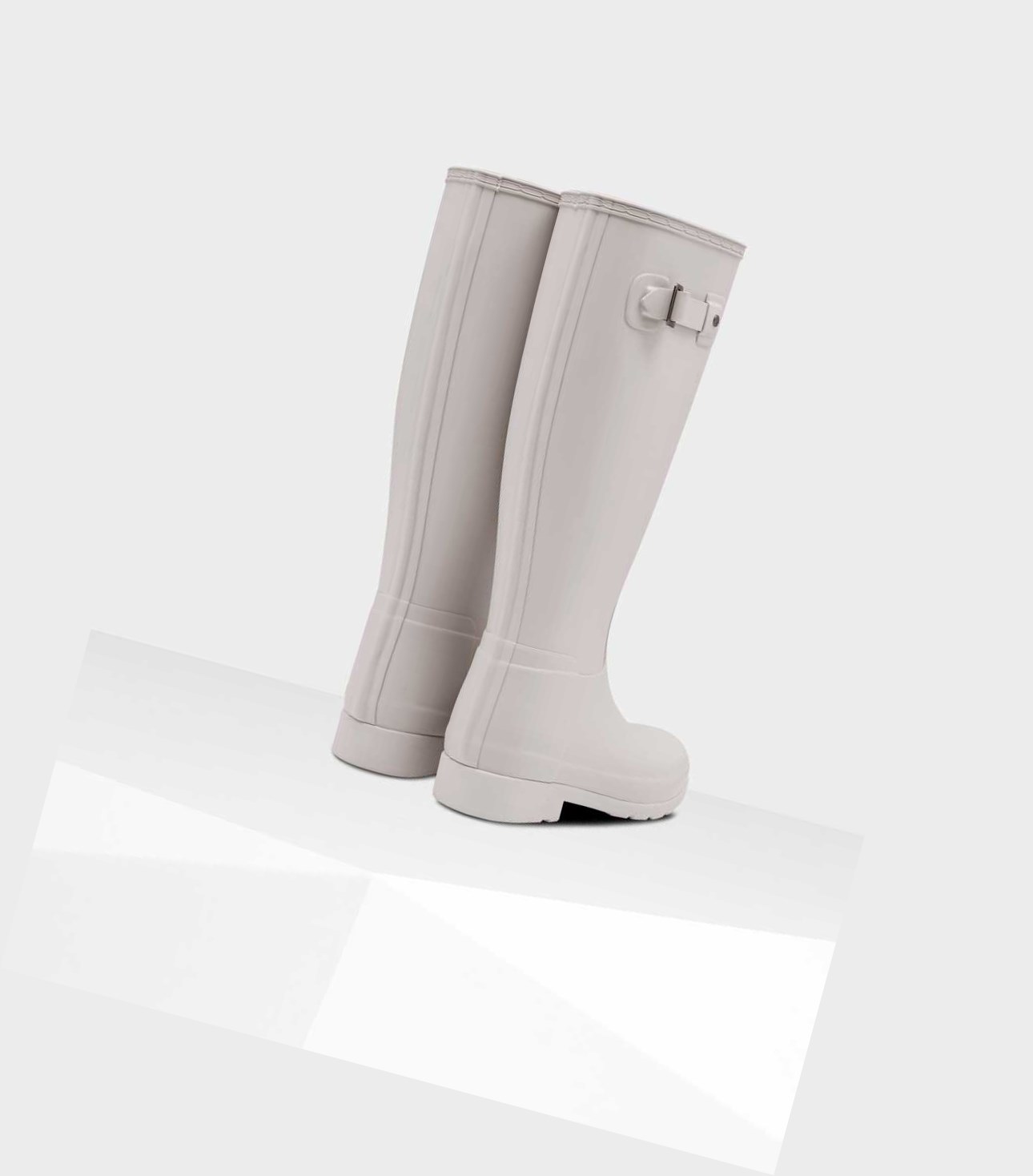 Women's Hunter Original Refined Wellington Tall Boots Grey | 5641209-ZY