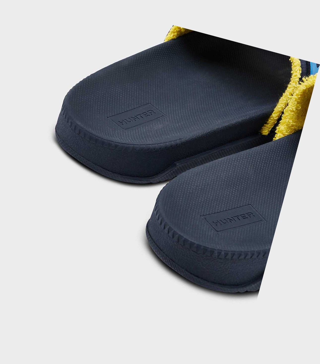 Women's Hunter Original Rockpool Camo Print Adjustable Slides Navy | 7829165-ST