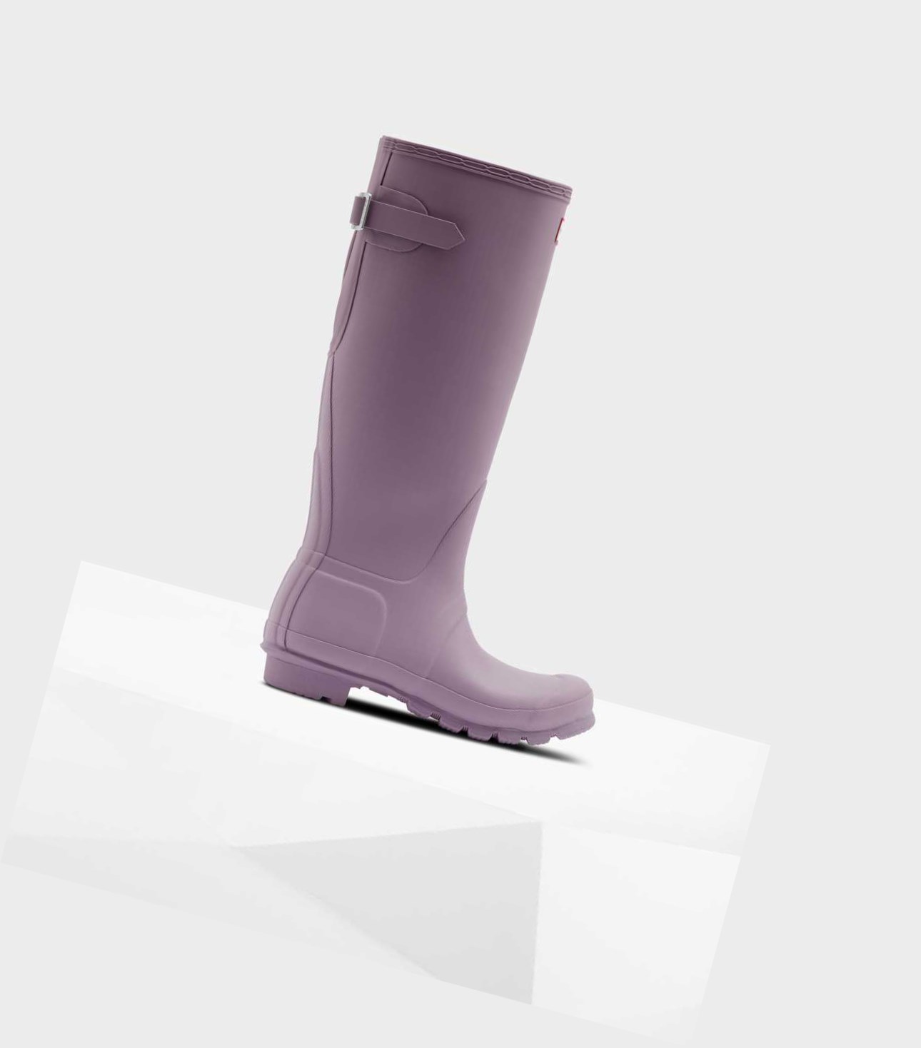 Women\'s Hunter Original Tall Back Wellington Adjustable Tall Boots Purple | 1860295-UM
