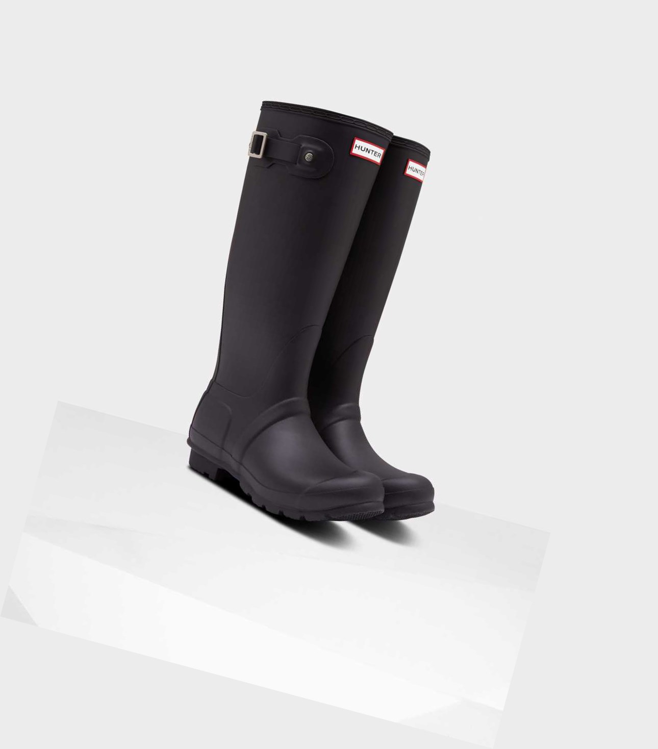Women's Hunter Original Tall Insulated Winter Boots Black | 8312547-WY