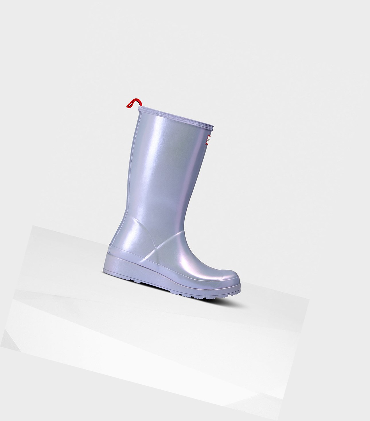Women\'s Hunter Original Tall Nebula Rain Play Boots Purple | 6952841-OR