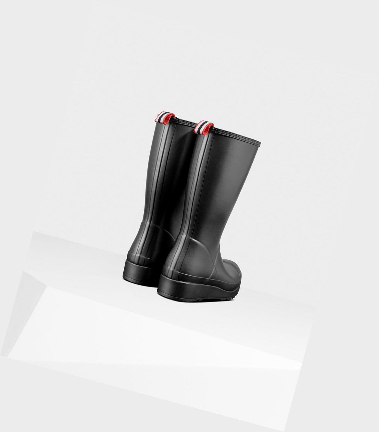 Women's Hunter Original Tall Pearlized Rain Play Boots Black | 5129684-HD