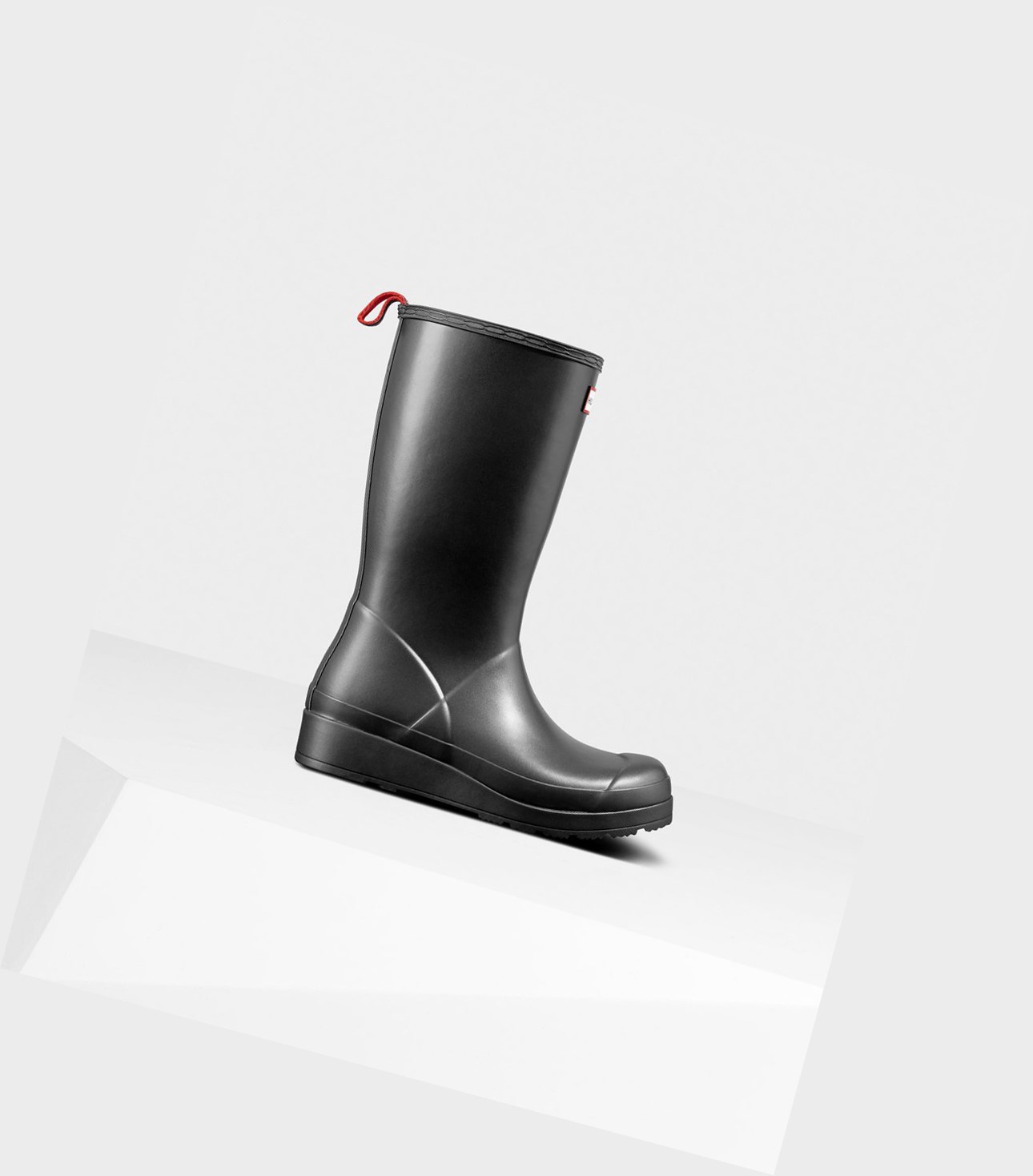 Women\'s Hunter Original Tall Pearlized Rain Play Boots Black | 5129684-HD