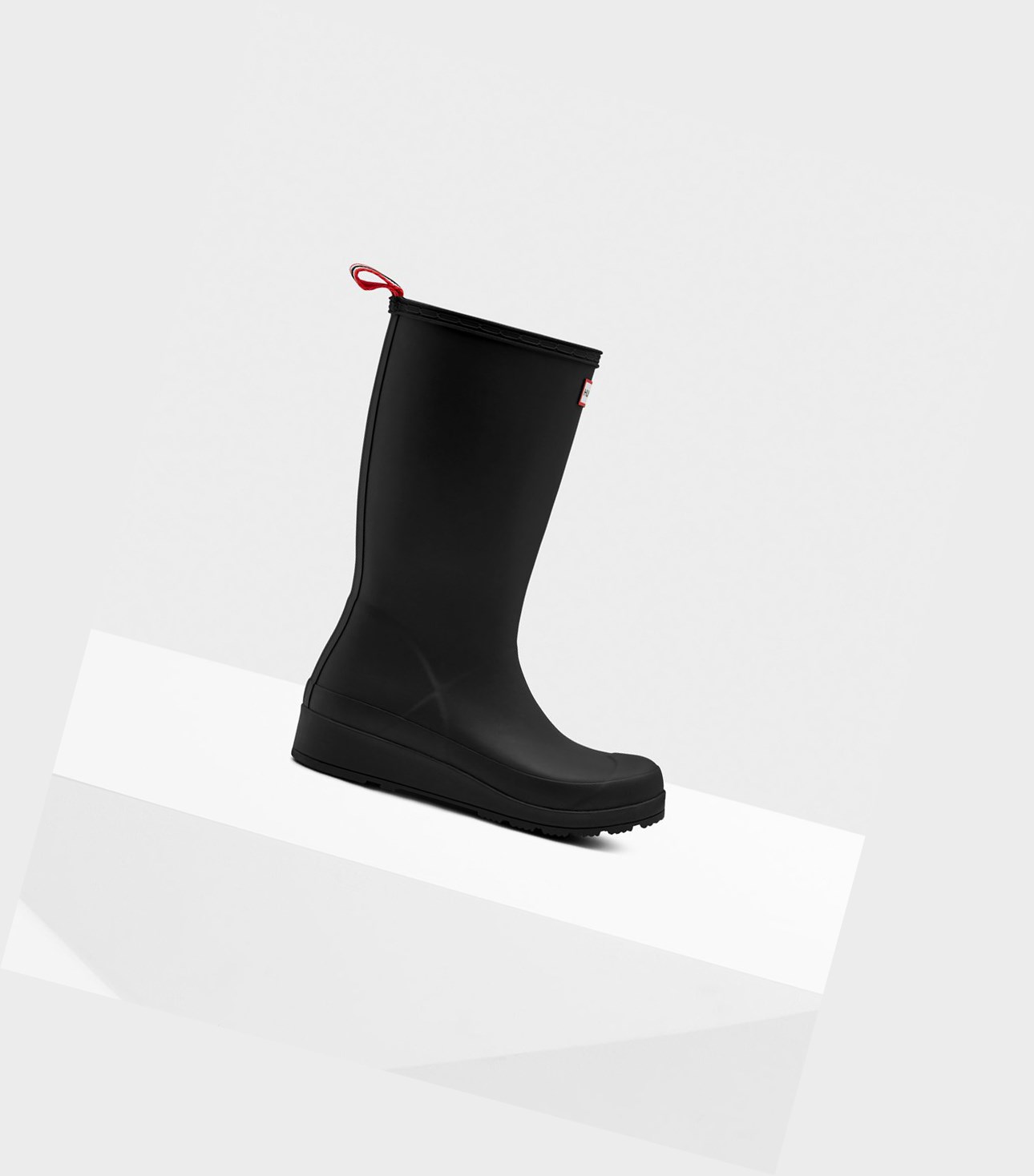 Women\'s Hunter Original Tall Rain Play Boots Black | 9308271-NV
