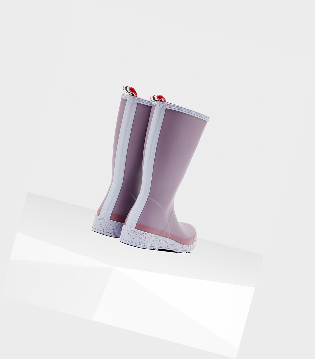 Women's Hunter Original Tall Speckle Rain Play Boots Purple | 5421368-AT