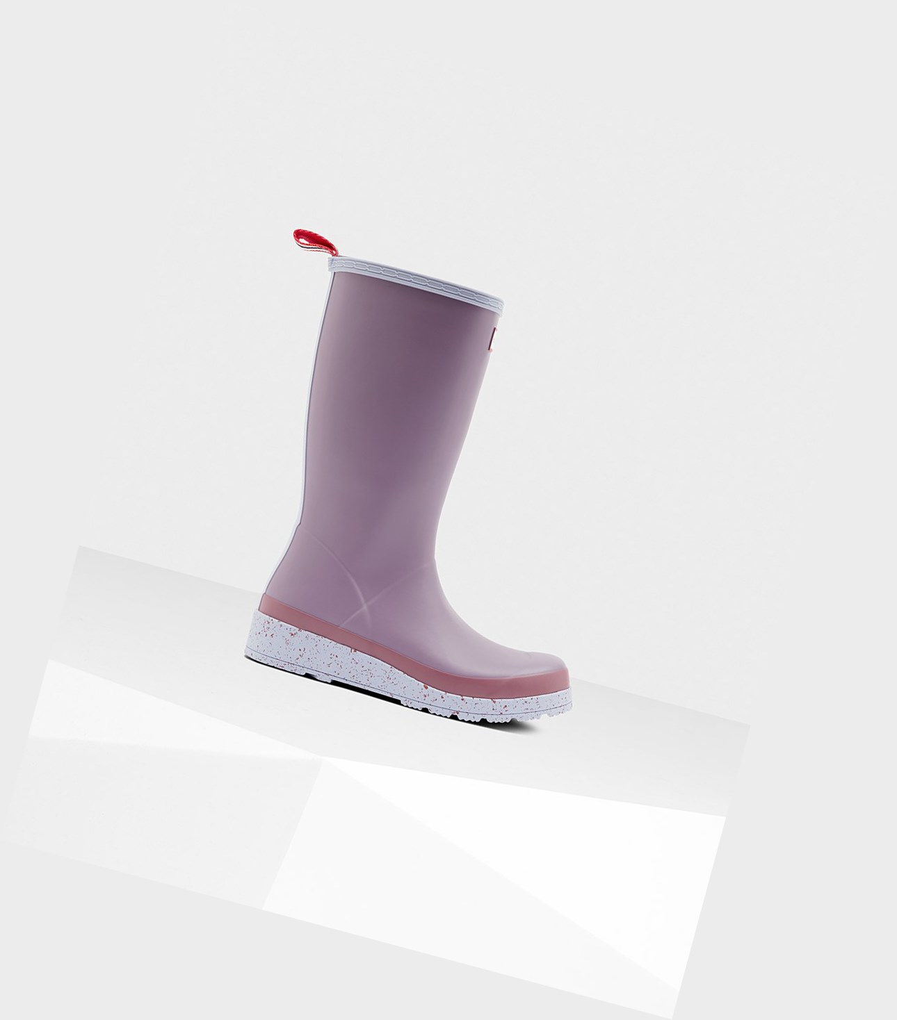 Women\'s Hunter Original Tall Speckle Rain Play Boots Purple | 5421368-AT
