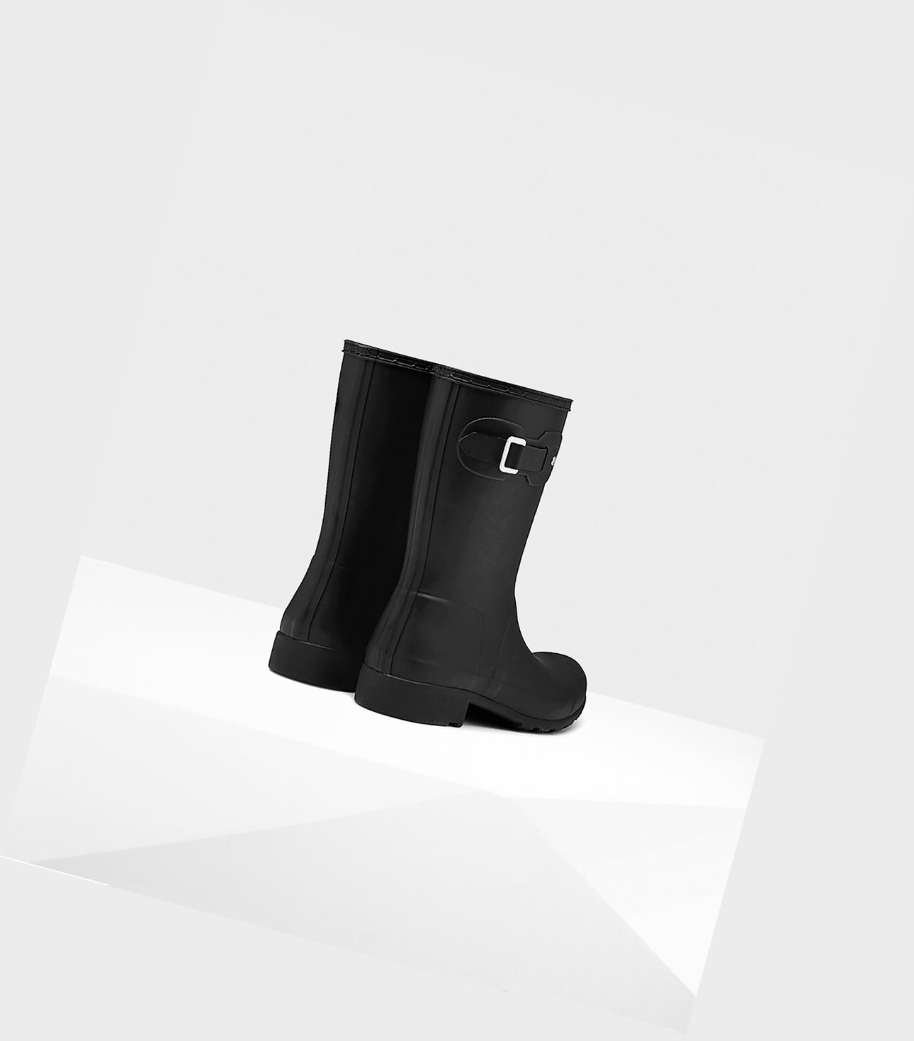 Women's Hunter Original Tour Foldable Short Boots Black | 0379245-OG