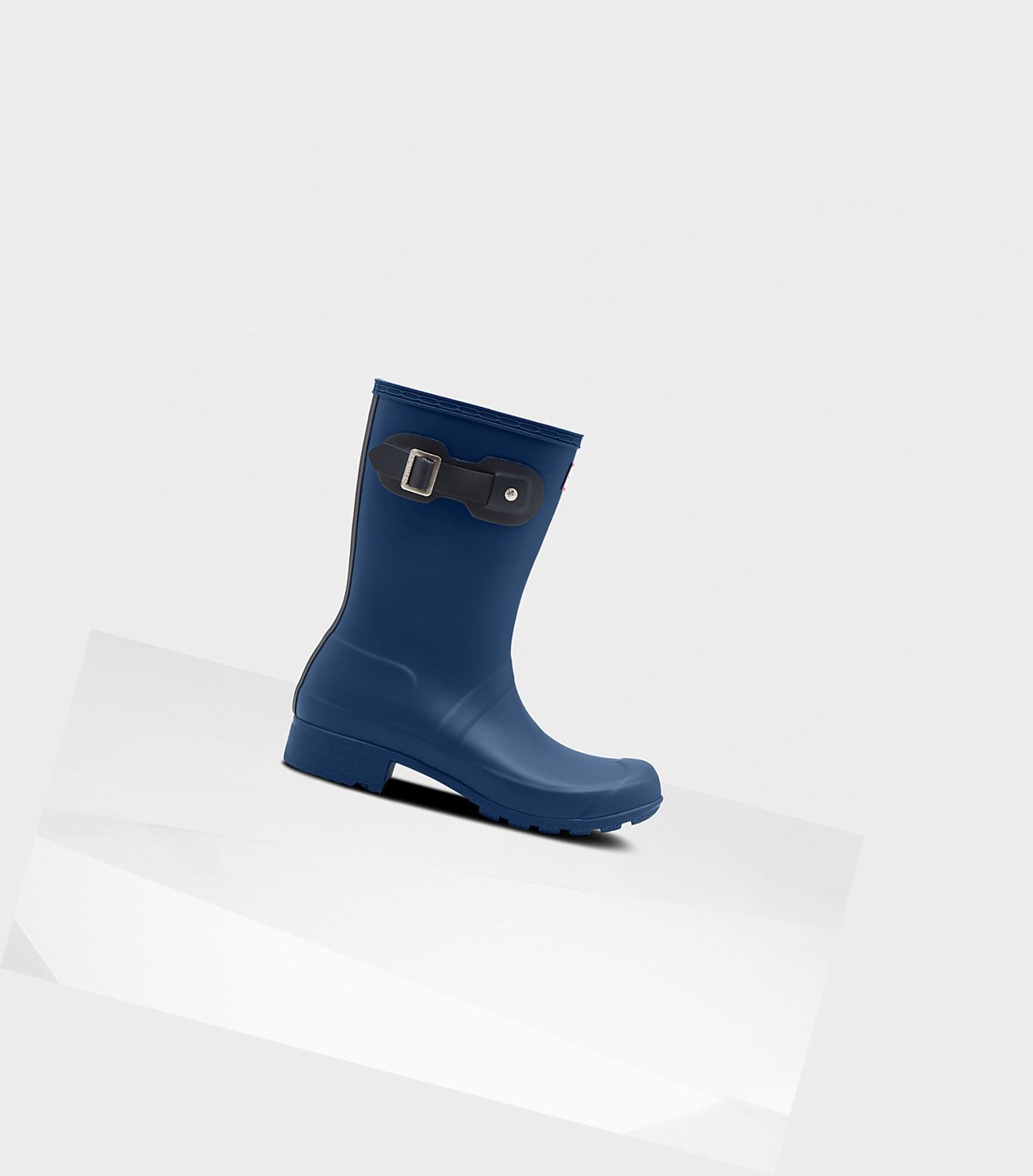 Women's Hunter Original Tour Foldable Short Boots Navy | 5962817-LS