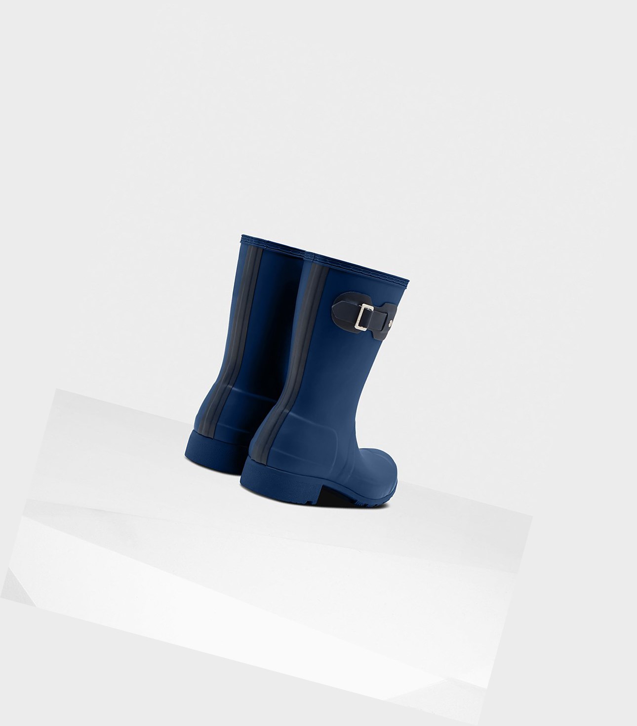 Women's Hunter Original Tour Foldable Short Boots Navy | 5962817-LS