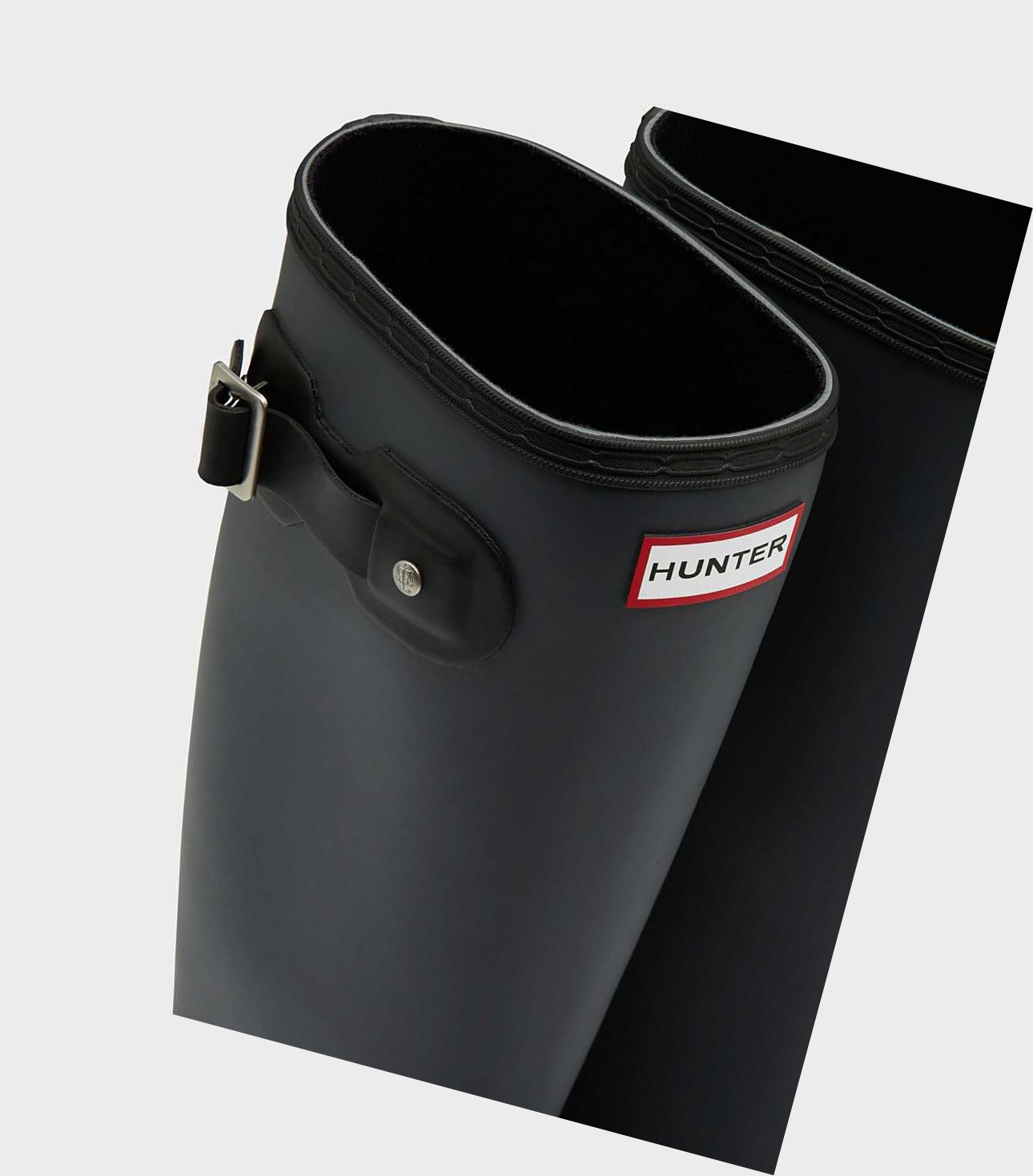 Women's Hunter Original Tour Foldable Wellington Tall Boots Black | 5491786-JE