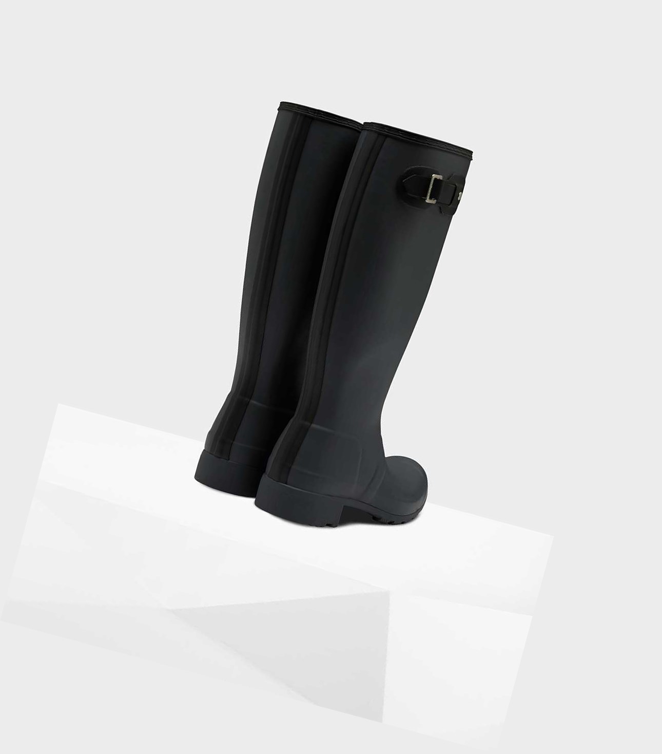 Women's Hunter Original Tour Foldable Wellington Tall Boots Black | 5491786-JE