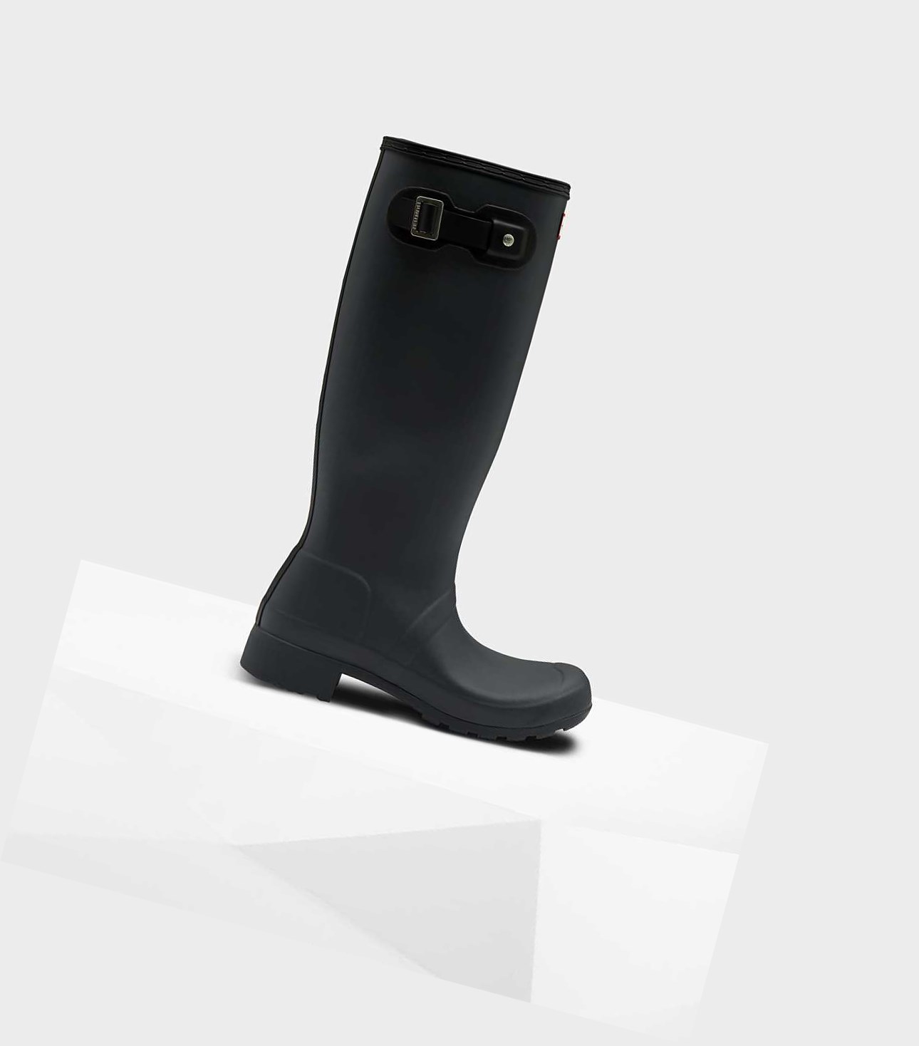 Women\'s Hunter Original Tour Foldable Wellington Tall Boots Black | 5491786-JE