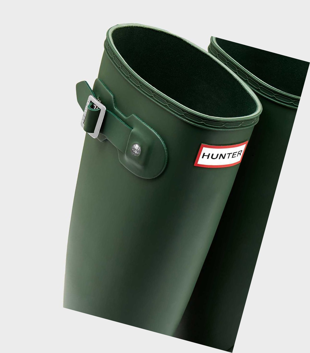 Women's Hunter Original Wellington Tall Boots Green | 1790643-BY