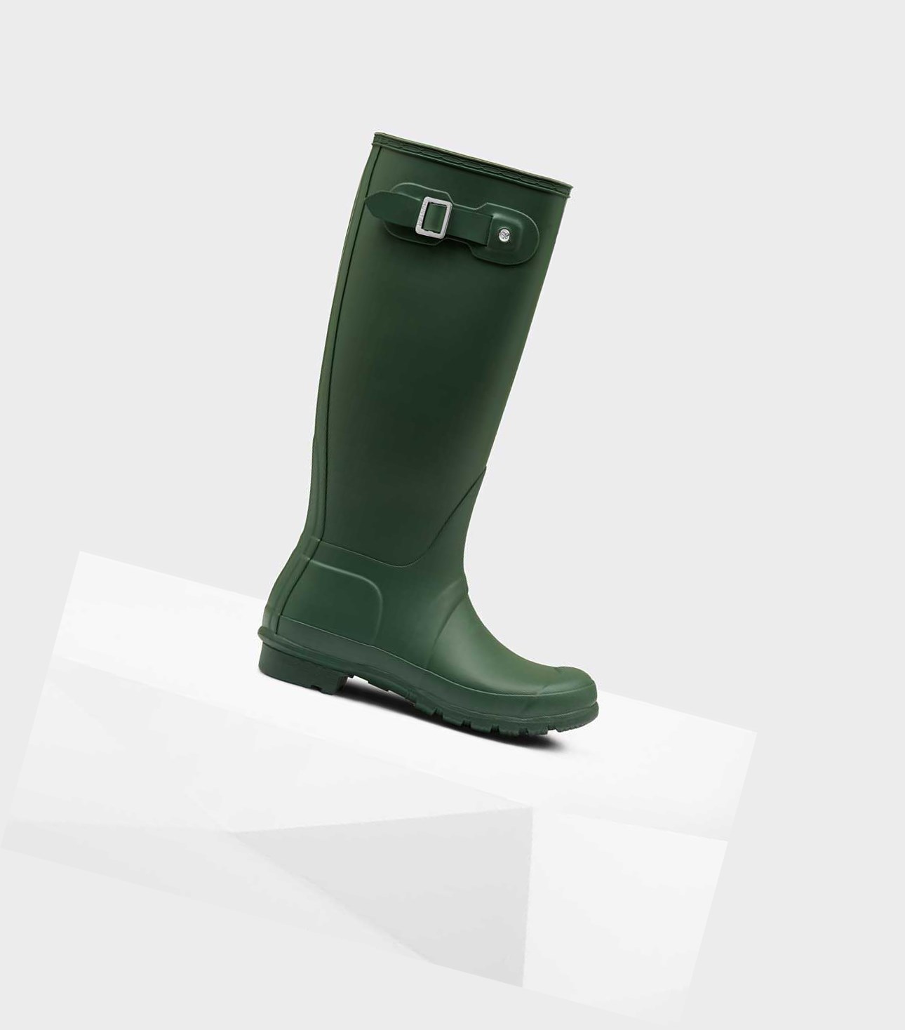 Women\'s Hunter Original Wellington Tall Boots Green | 1790643-BY