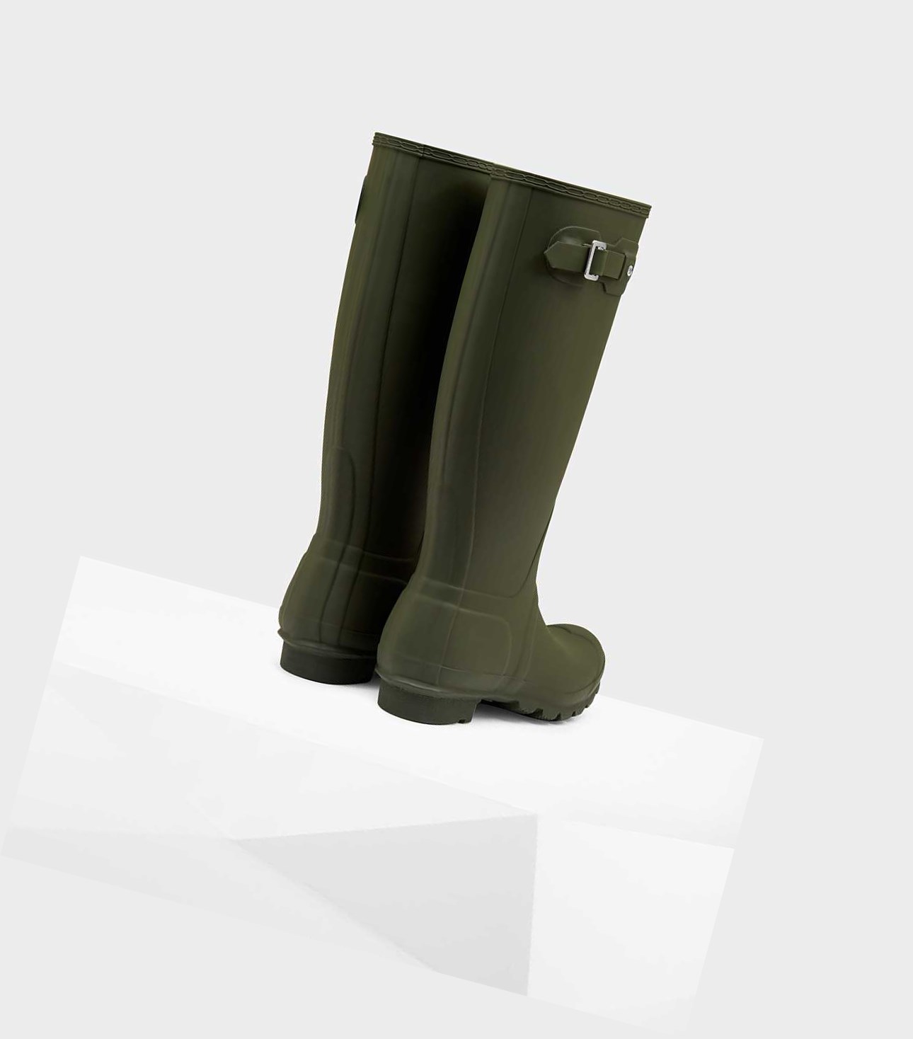 Women's Hunter Original Wellington Tall Boots Green | 3874169-WN