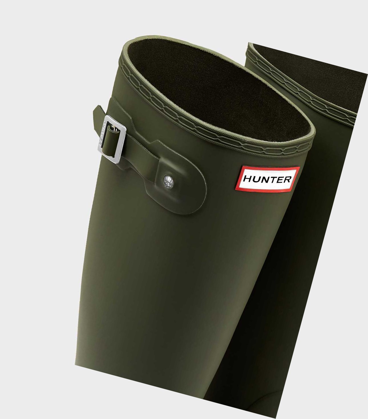 Women's Hunter Original Wellington Tall Boots Green | 3874169-WN
