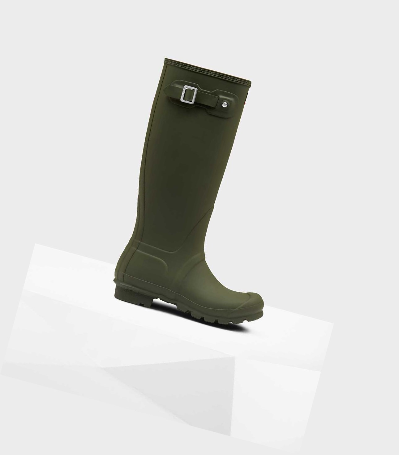Women\'s Hunter Original Wellington Tall Boots Green | 3874169-WN