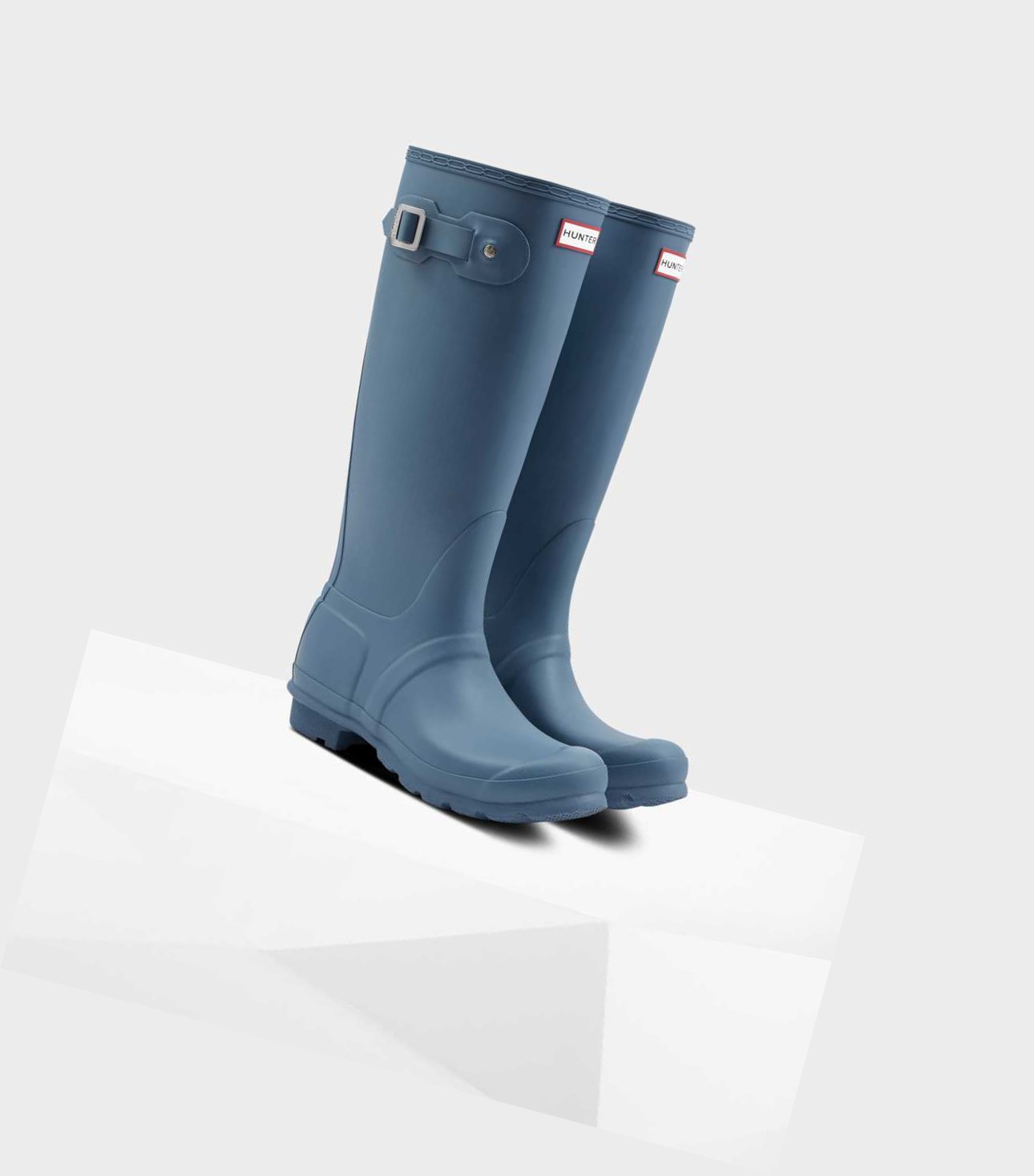 Women's Hunter Original Wellington Tall Boots Blue | 7024658-KF