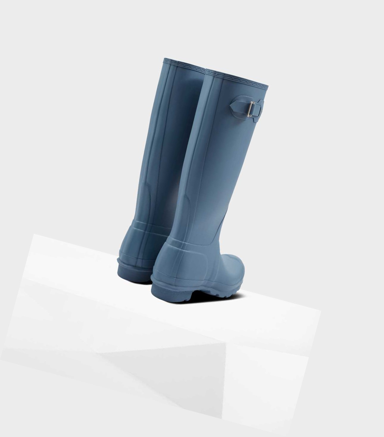 Women's Hunter Original Wellington Tall Boots Blue | 7024658-KF