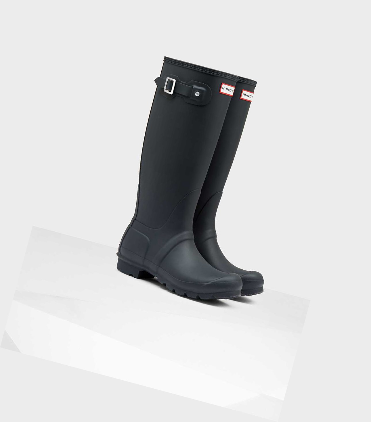 Women's Hunter Original Wellington Tall Boots Navy | 7398412-LJ