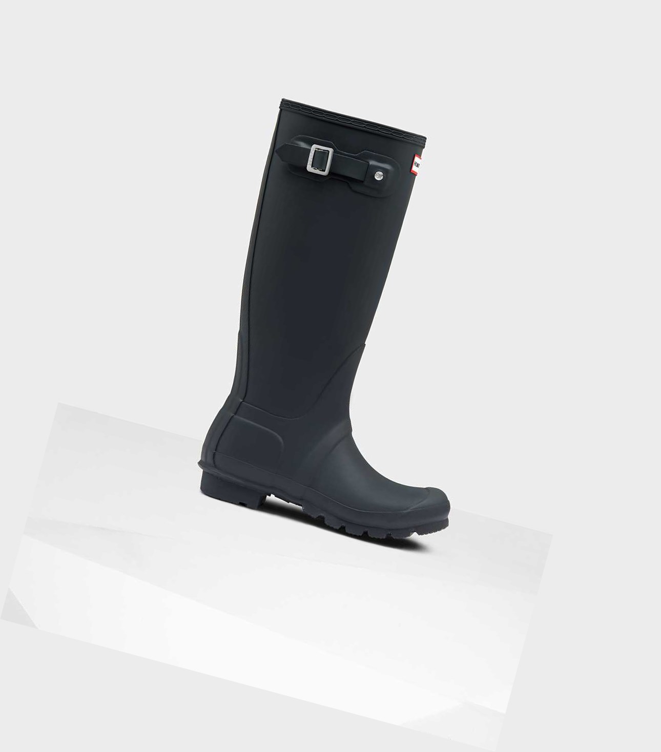 Women\'s Hunter Original Wellington Tall Boots Navy | 7398412-LJ