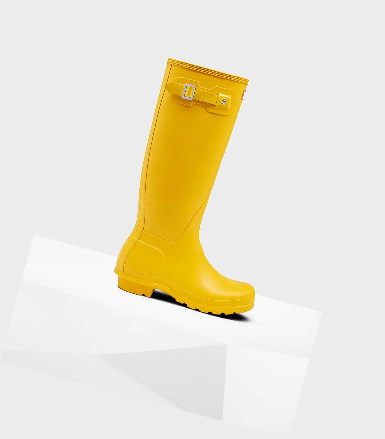 Women\'s Hunter Original Wellington Tall Boots Yellow | 7456312-KO