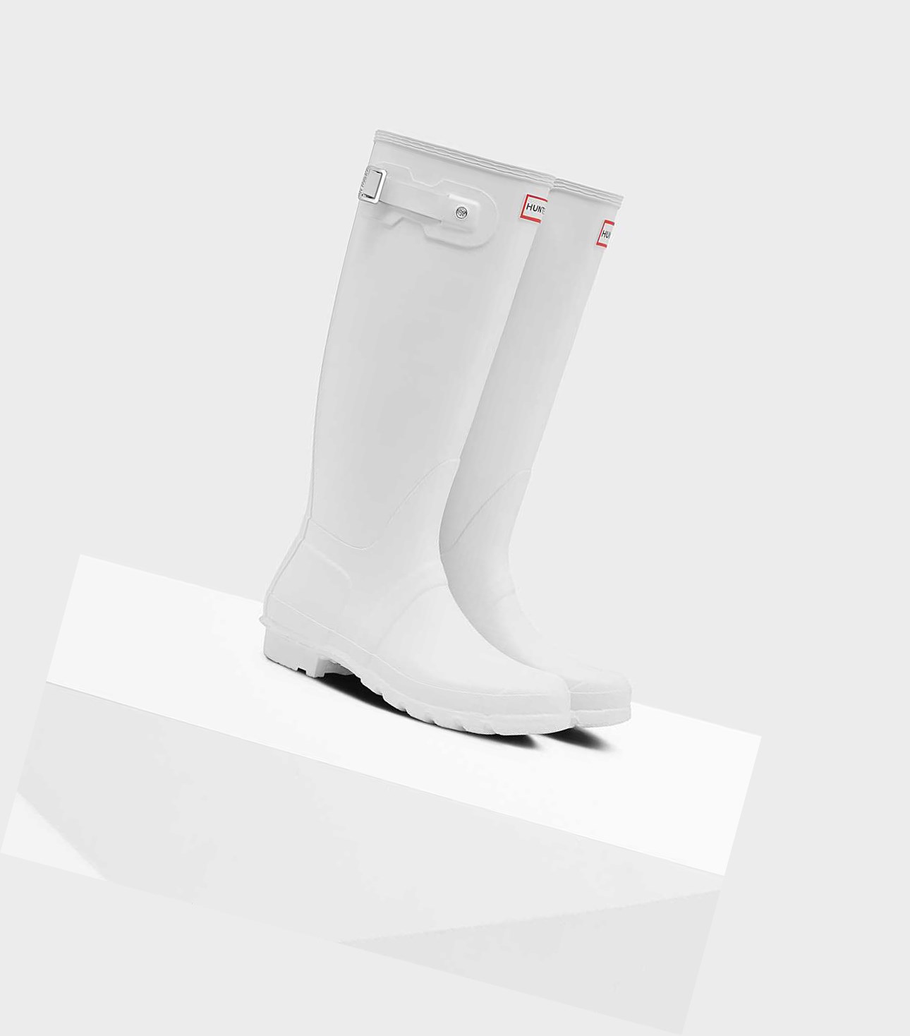 Women's Hunter Original Wellington Tall Boots White | 7691302-GX