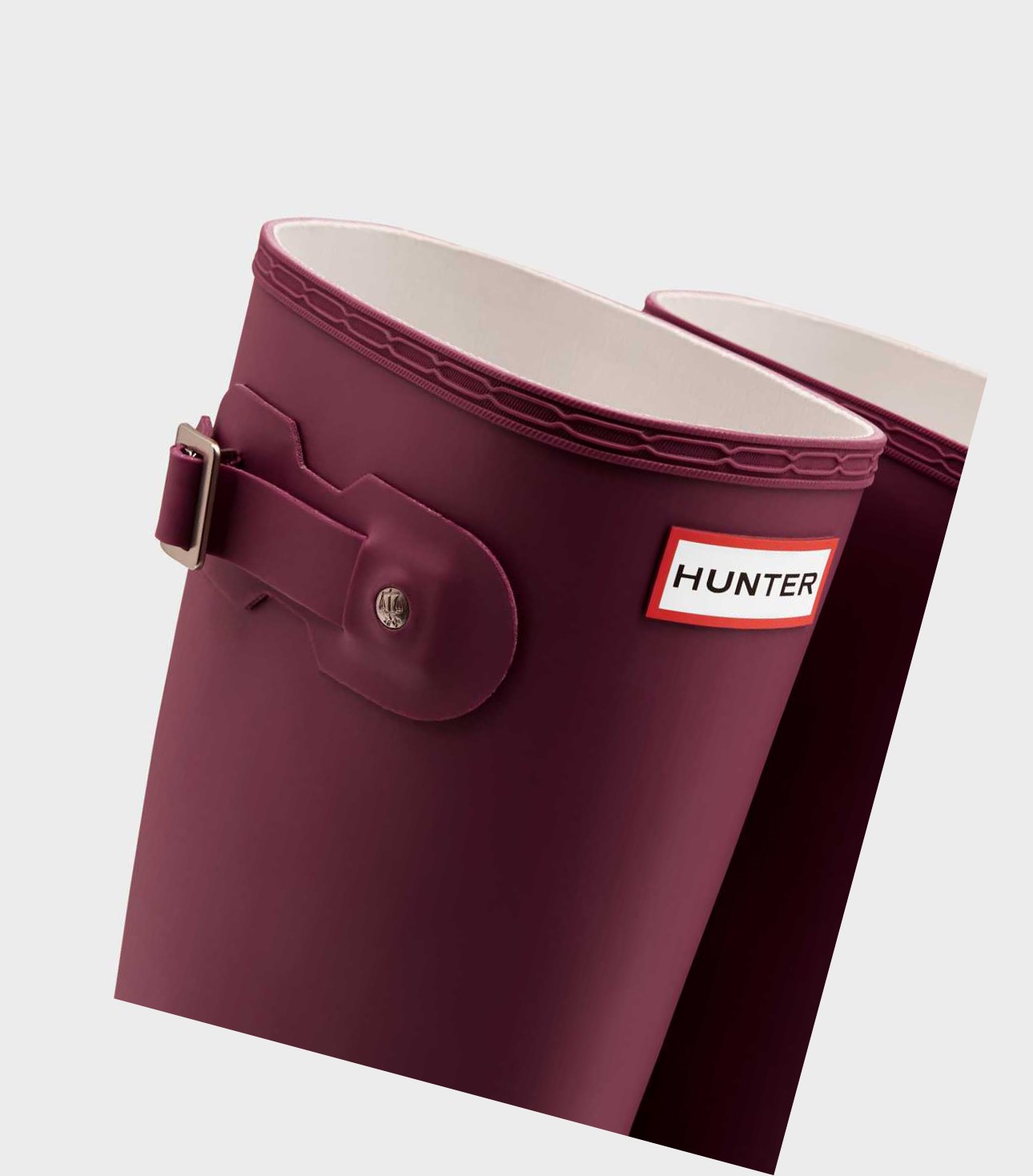 Women's Hunter Original Wide Leg Wellington Tall Boots Red | 0453298-TF