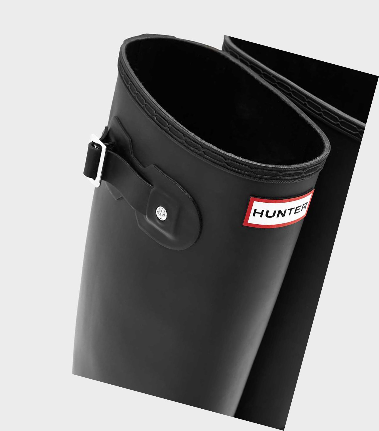 Women's Hunter Original Wide Leg Wellington Tall Boots Black | 0719526-BP