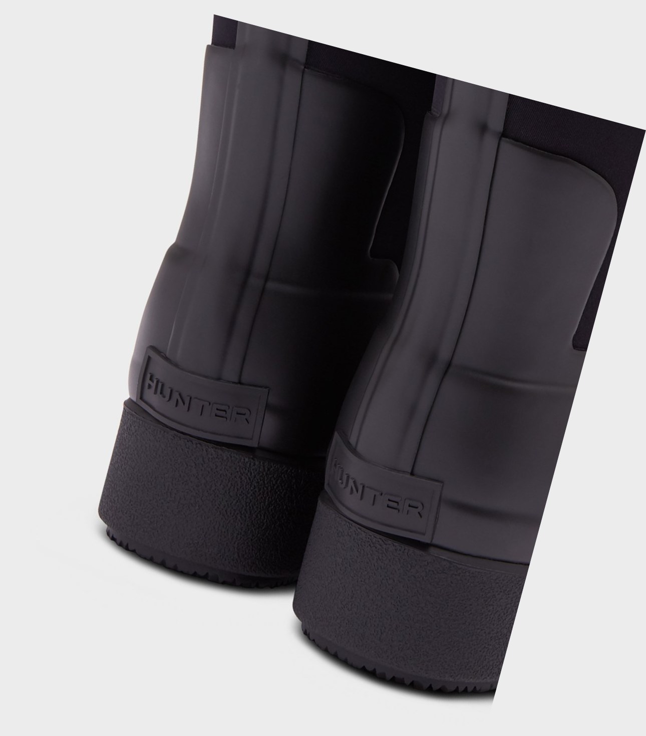 Women's Hunter Refined Slim Fit Neoprene Short Short Boots Black | 0437261-NU