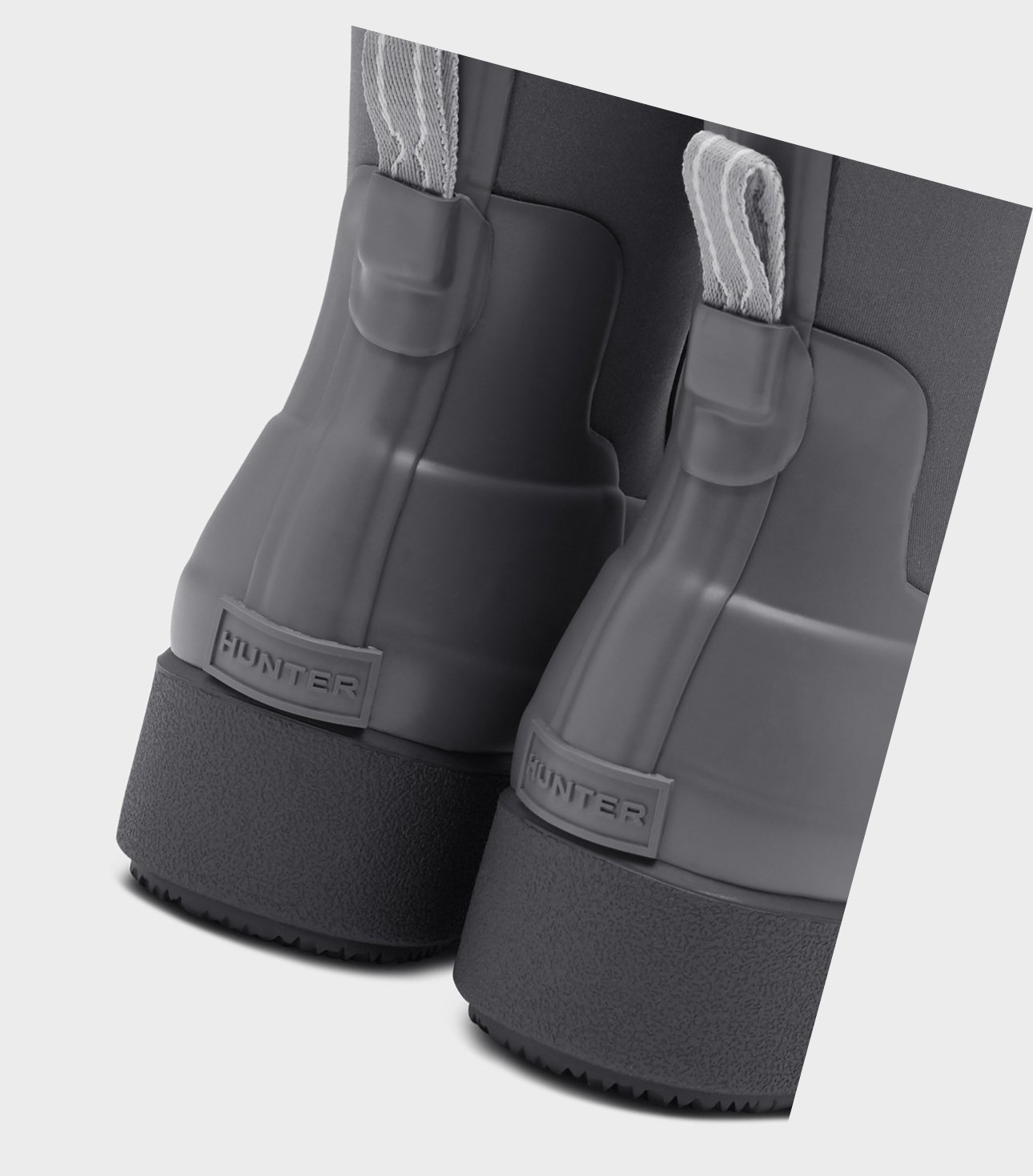 Women's Hunter Refined Slim Fit Neoprene Chelsea Chelsea Boots Grey | 5976804-IY