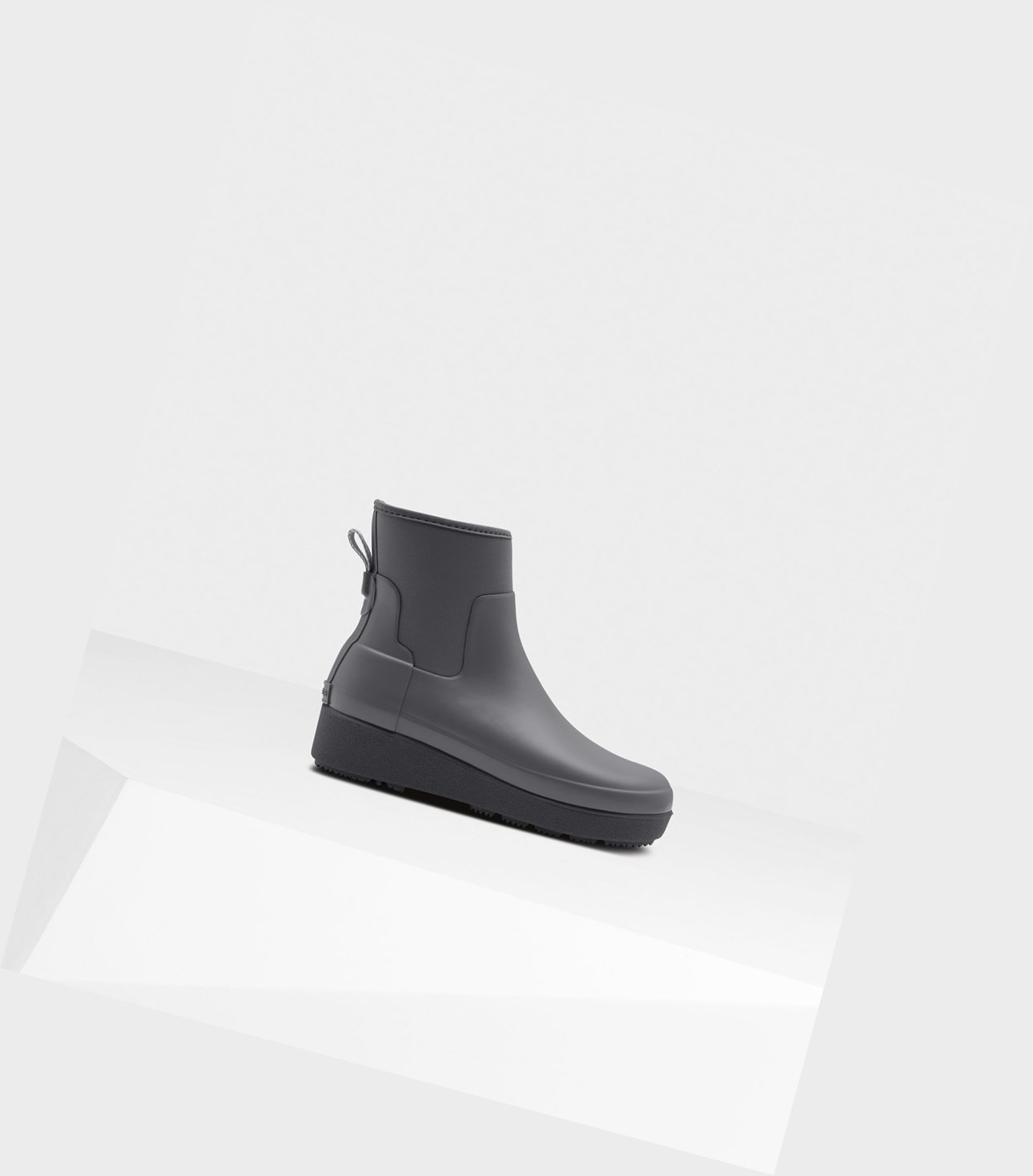 Women\'s Hunter Refined Slim Fit Neoprene Chelsea Chelsea Boots Grey | 5976804-IY