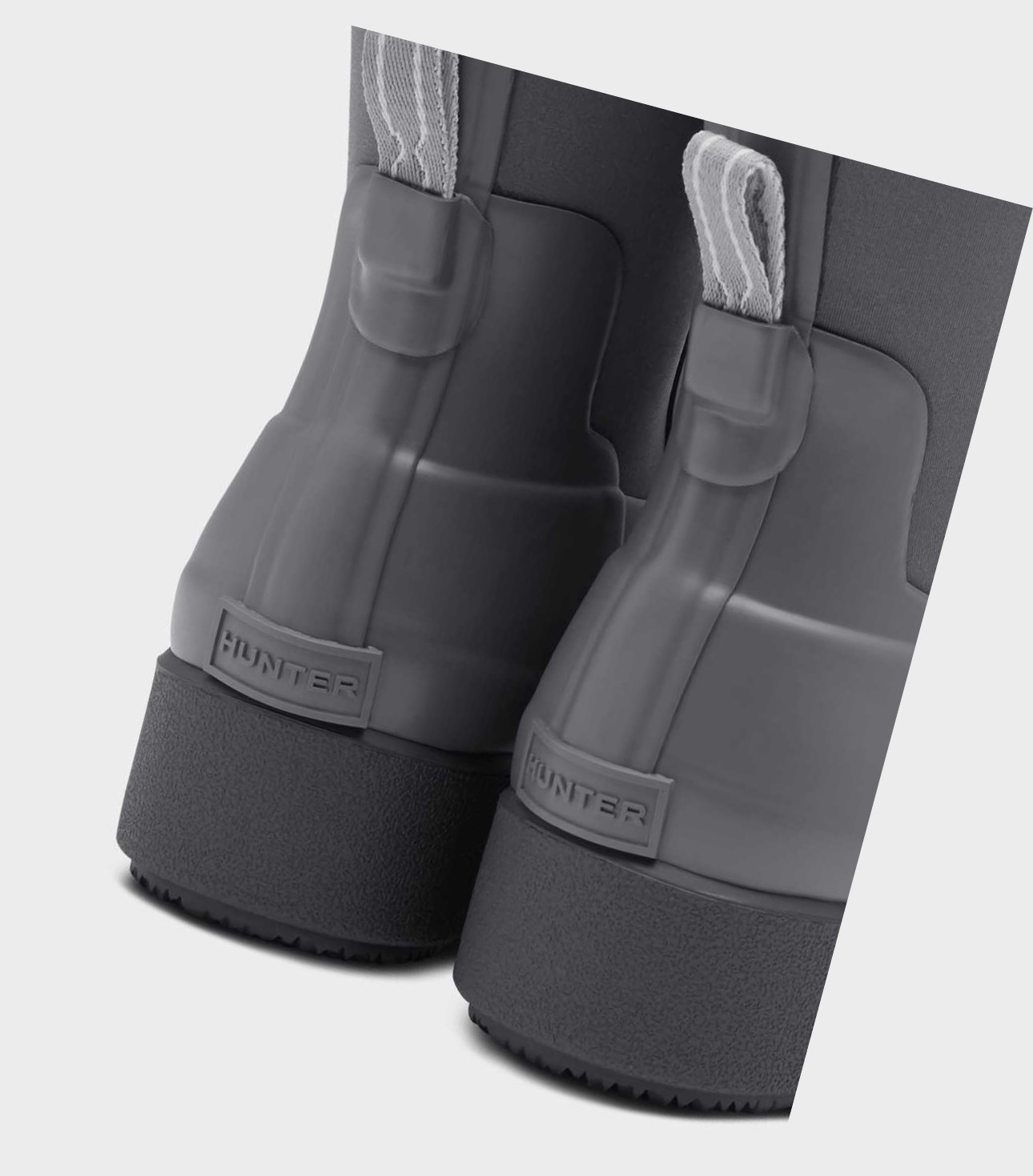 Women's Hunter Refined Slim Fit Neoprene Creeper Chelsea Boots Grey | 8730541-IR