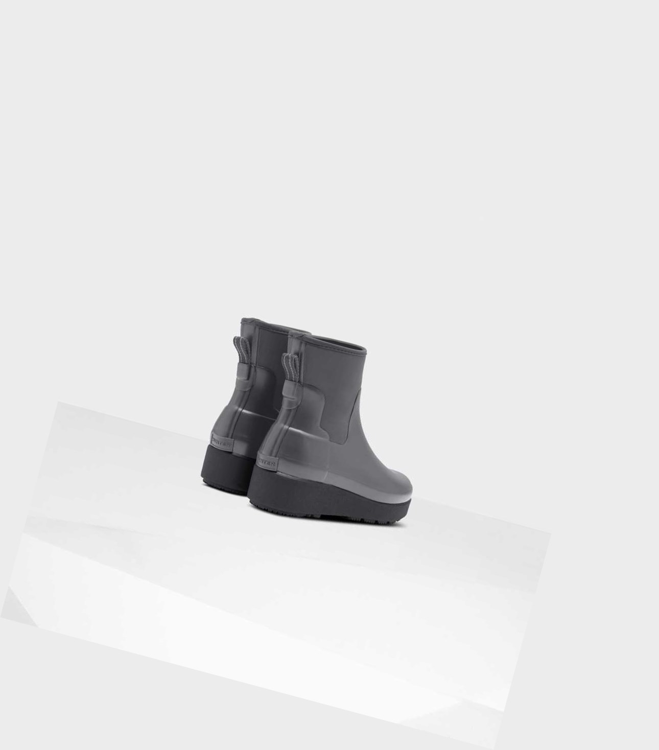 Women's Hunter Refined Slim Fit Neoprene Creeper Chelsea Boots Grey | 8730541-IR