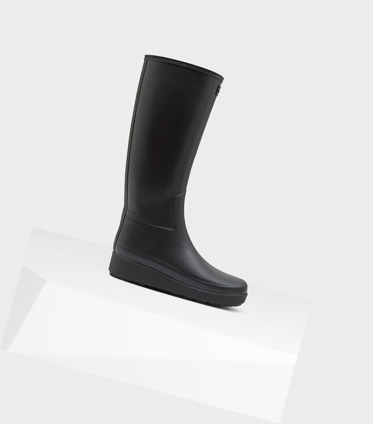 Women\'s Hunter Refined Slim Fit Tall Tall Boots Black | 4857063-LM