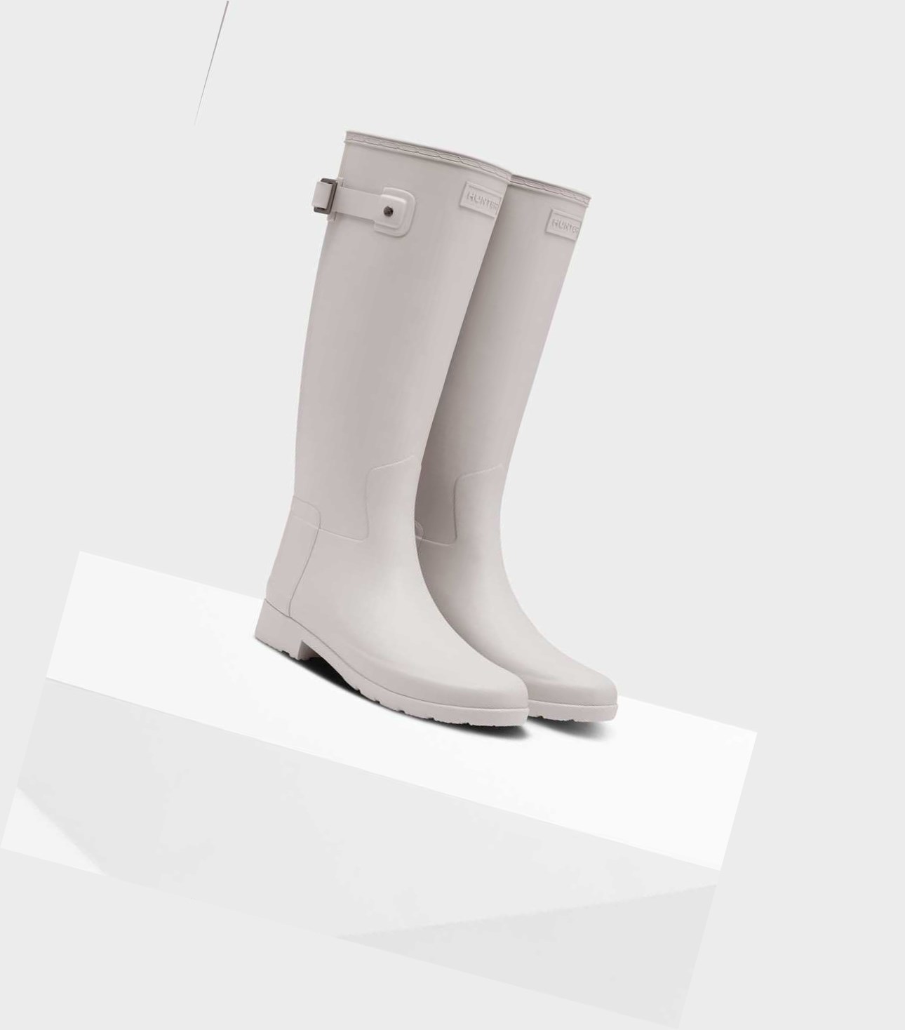 Women's Hunter Refined Slim Fit Wellington Tall Boots Grey | 0698214-QB