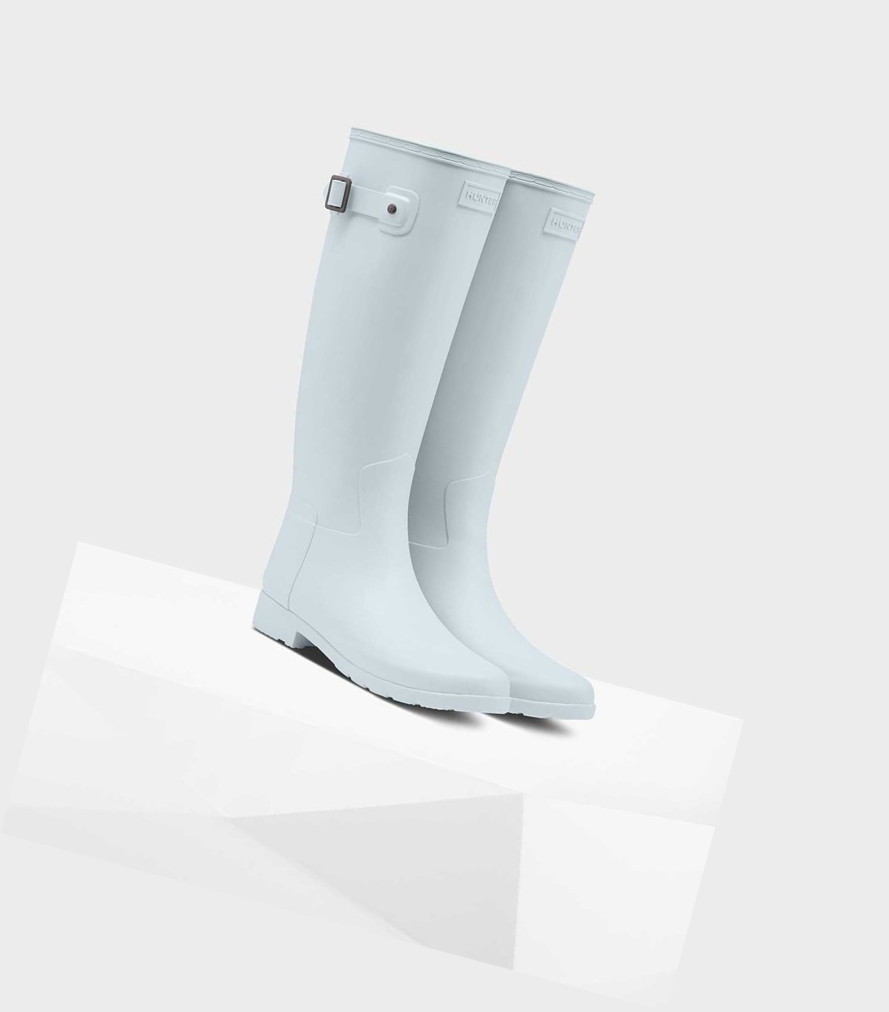 Women's Hunter Refined Slim Fit Wellington Tall Boots Grey | 1605794-BF